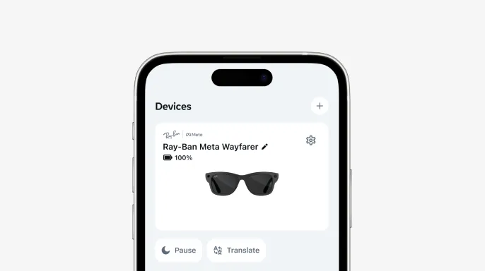 Ray-Ban Meta (G2) Wayfarer Transitions® Safira miniatura 6