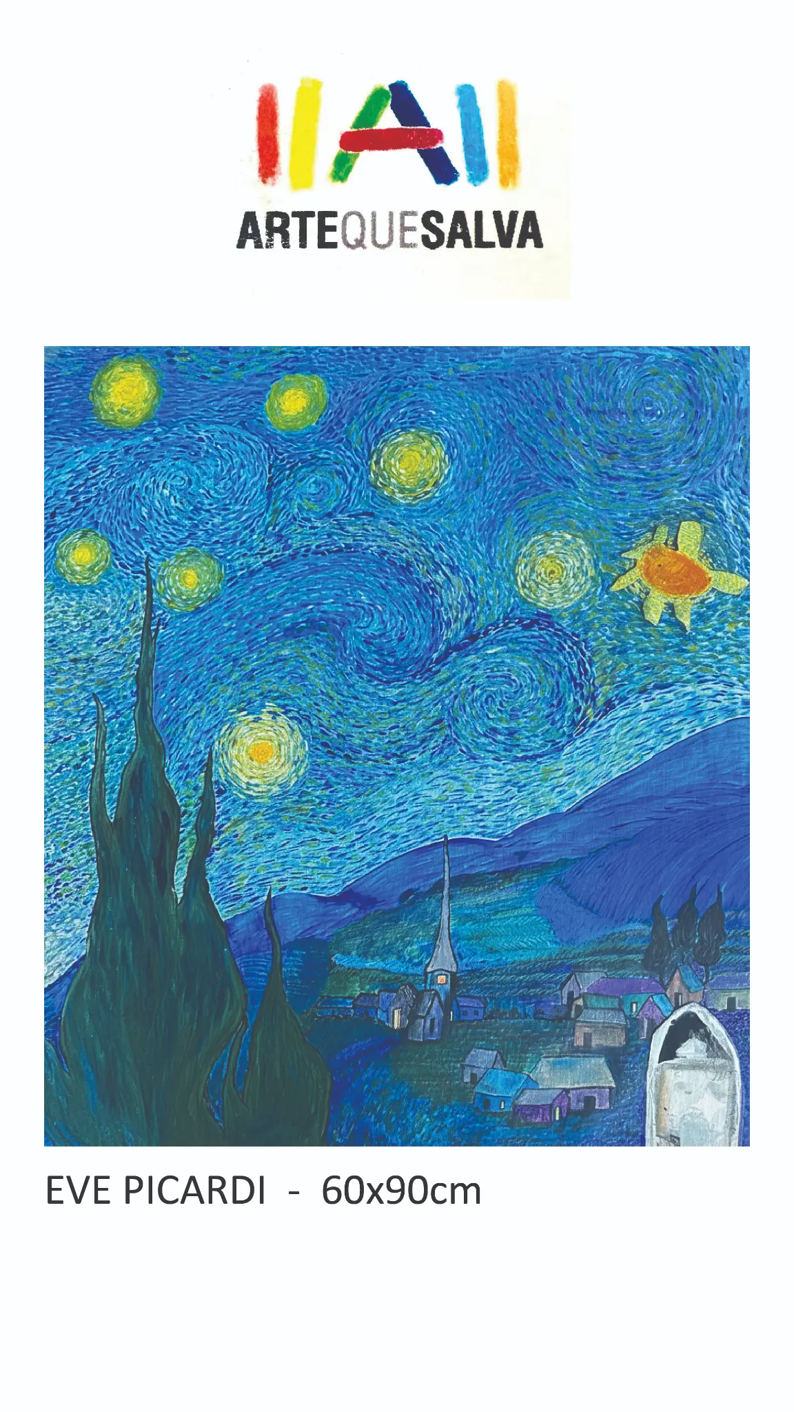 O céu estrelado de Nicole