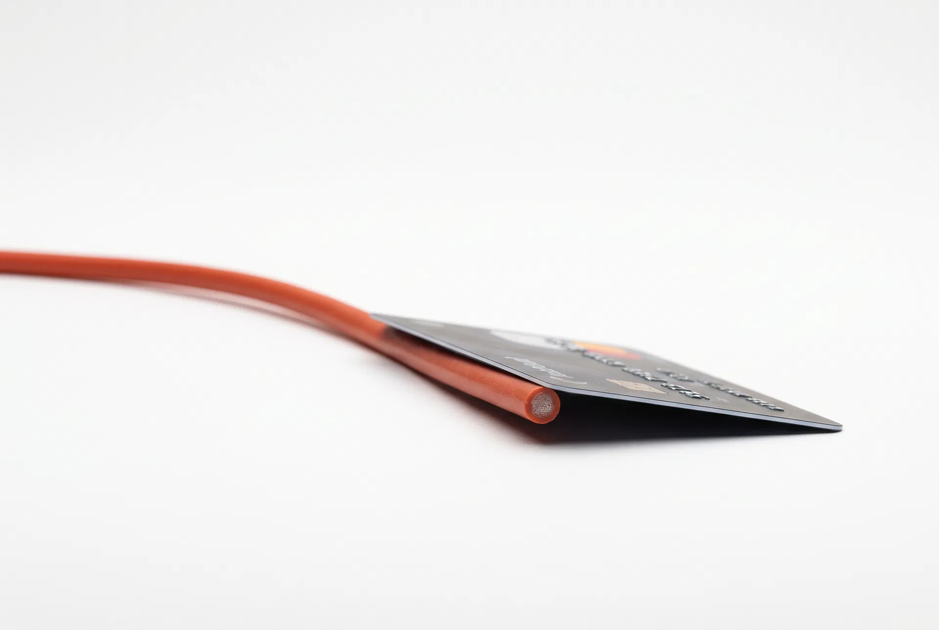 EMAT cable thickness compared to credit card