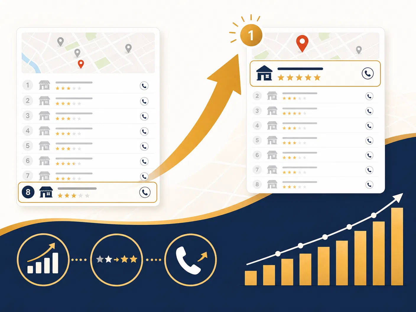 Google ranking improvement results
