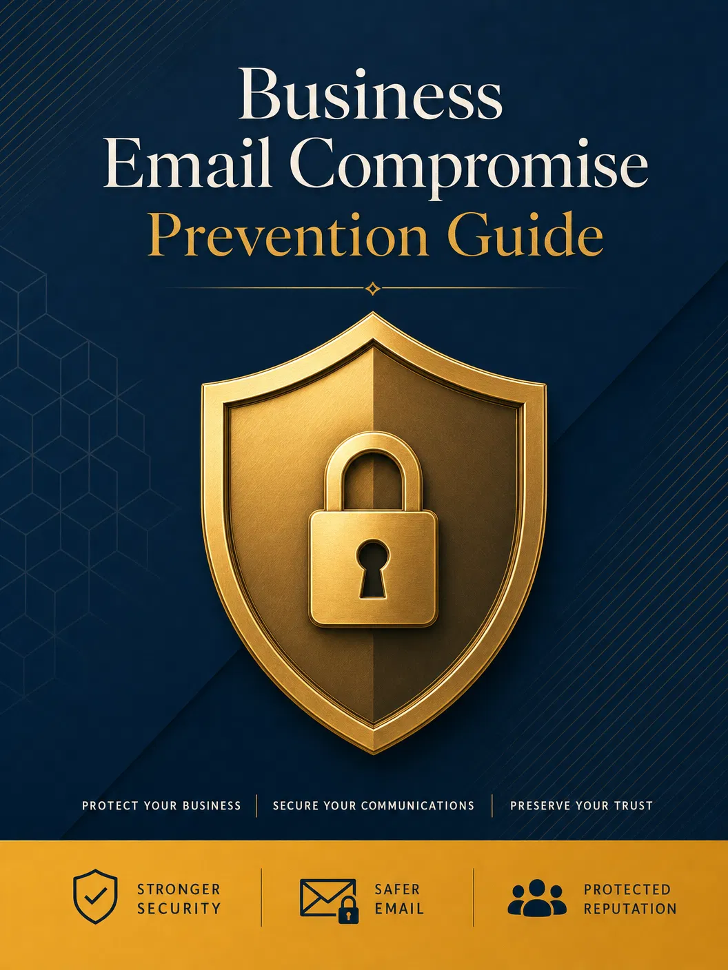 Business Email Compromise Prevention Guide Cover