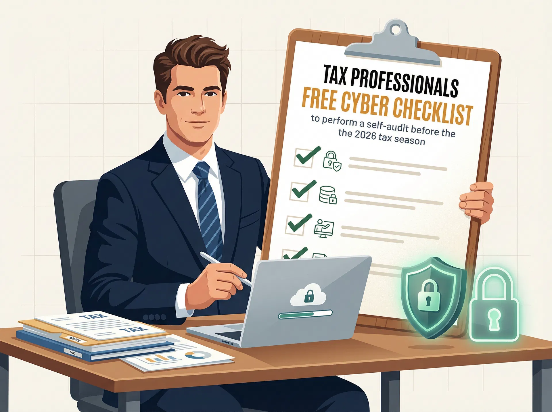 Tax Professionals Free Cyber Checklist — perform a self-audit before tax season