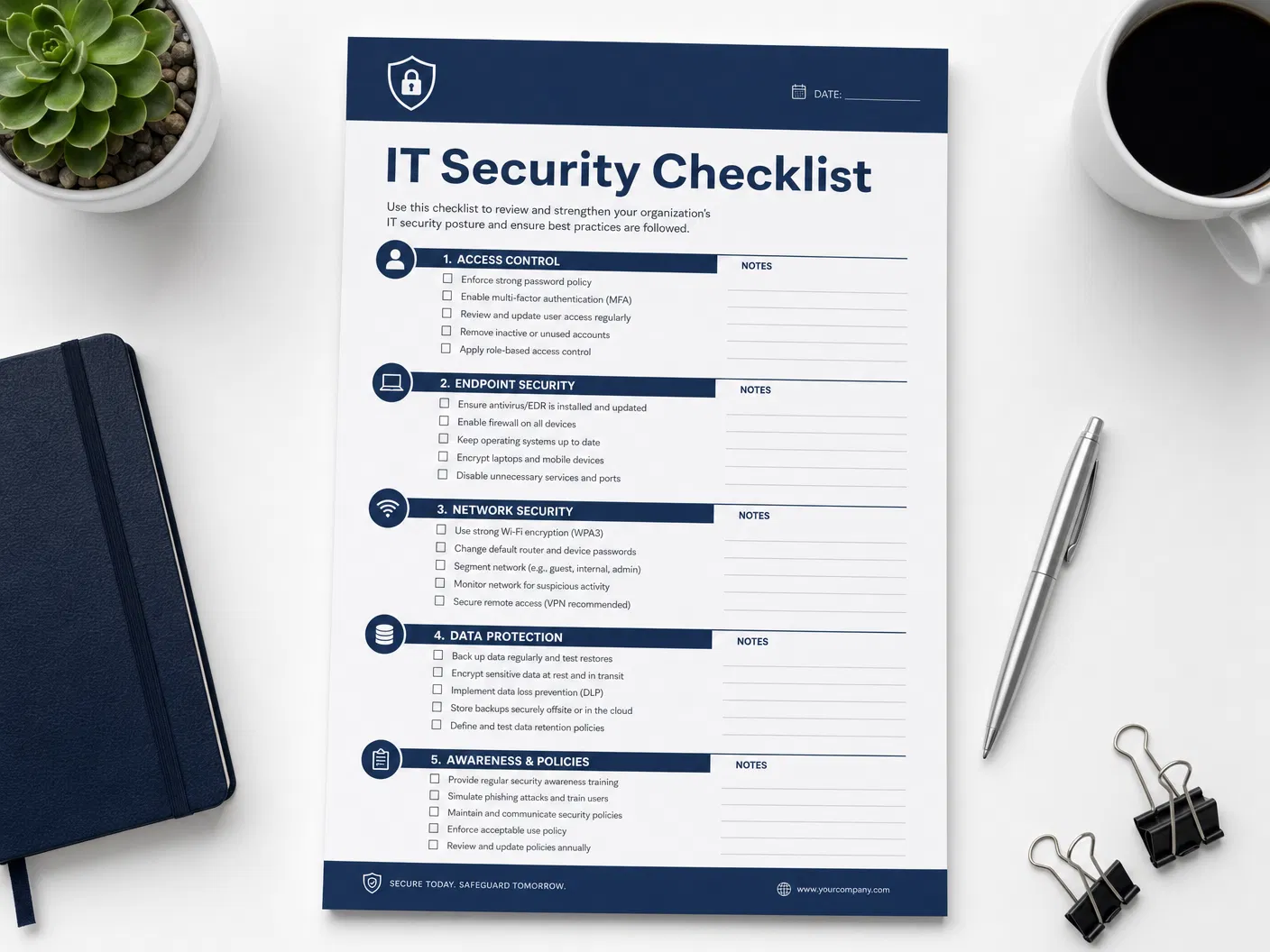 IT Security Checklist PDF preview