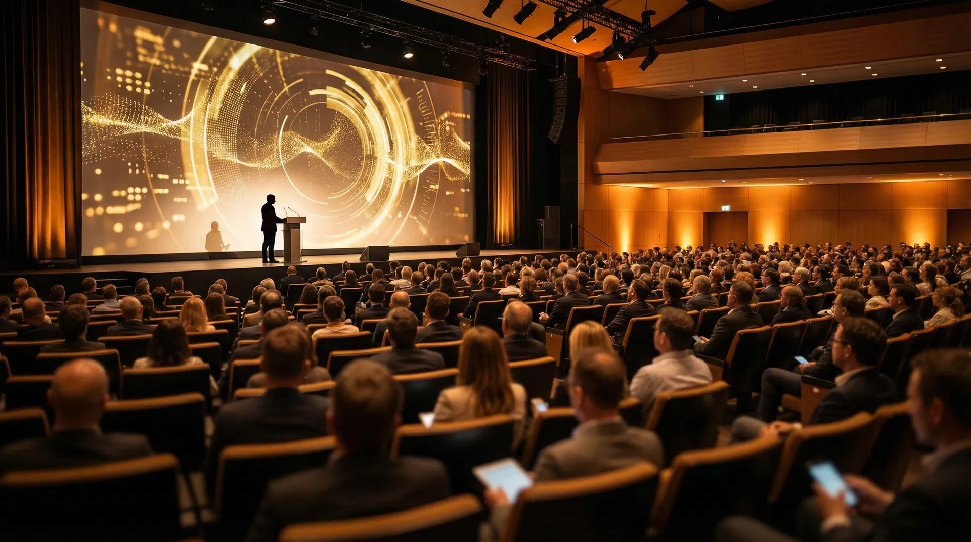Khalil Matar speaking at a conference