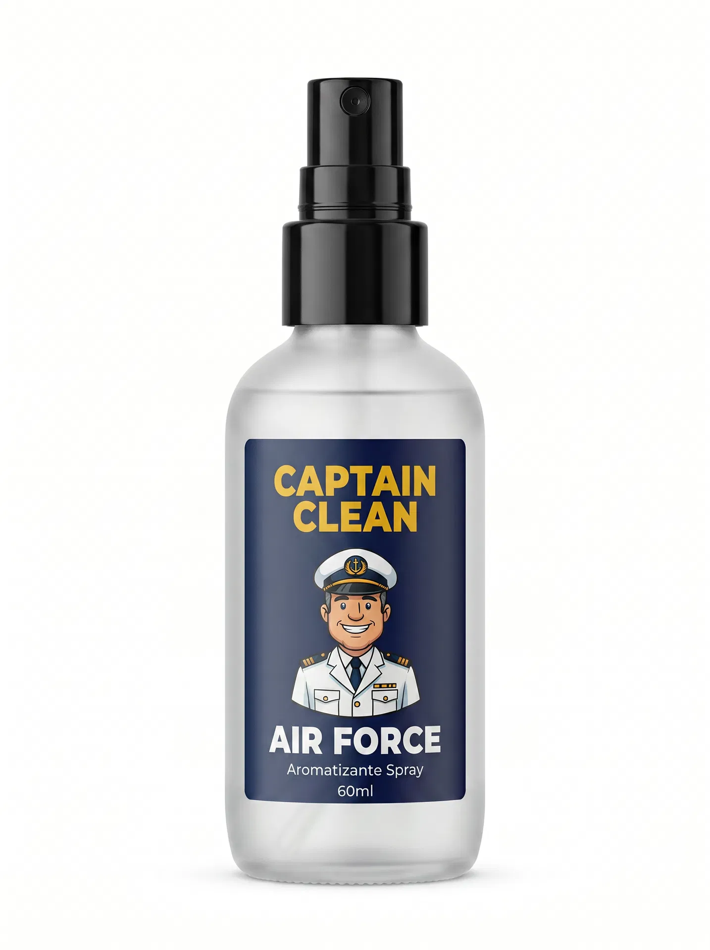 Spray Ambiente Air Force — Spray Perfumador de Ambiente Captain Clean — Carro Novo — Ozônico e Fresco