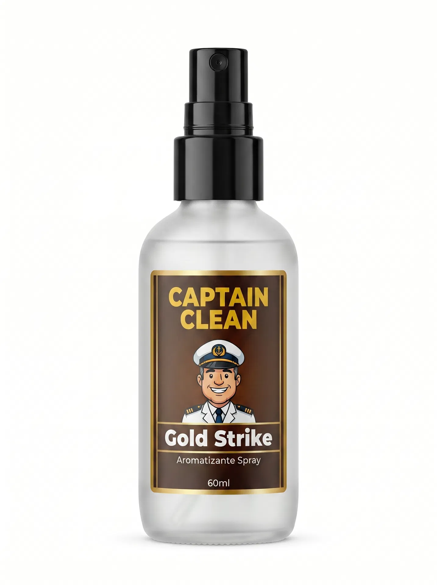 Spray Ambiente Gold Strike — Spray Perfumador de Ambiente Captain Clean — Amadeirado — Oud e Âmbar Quente