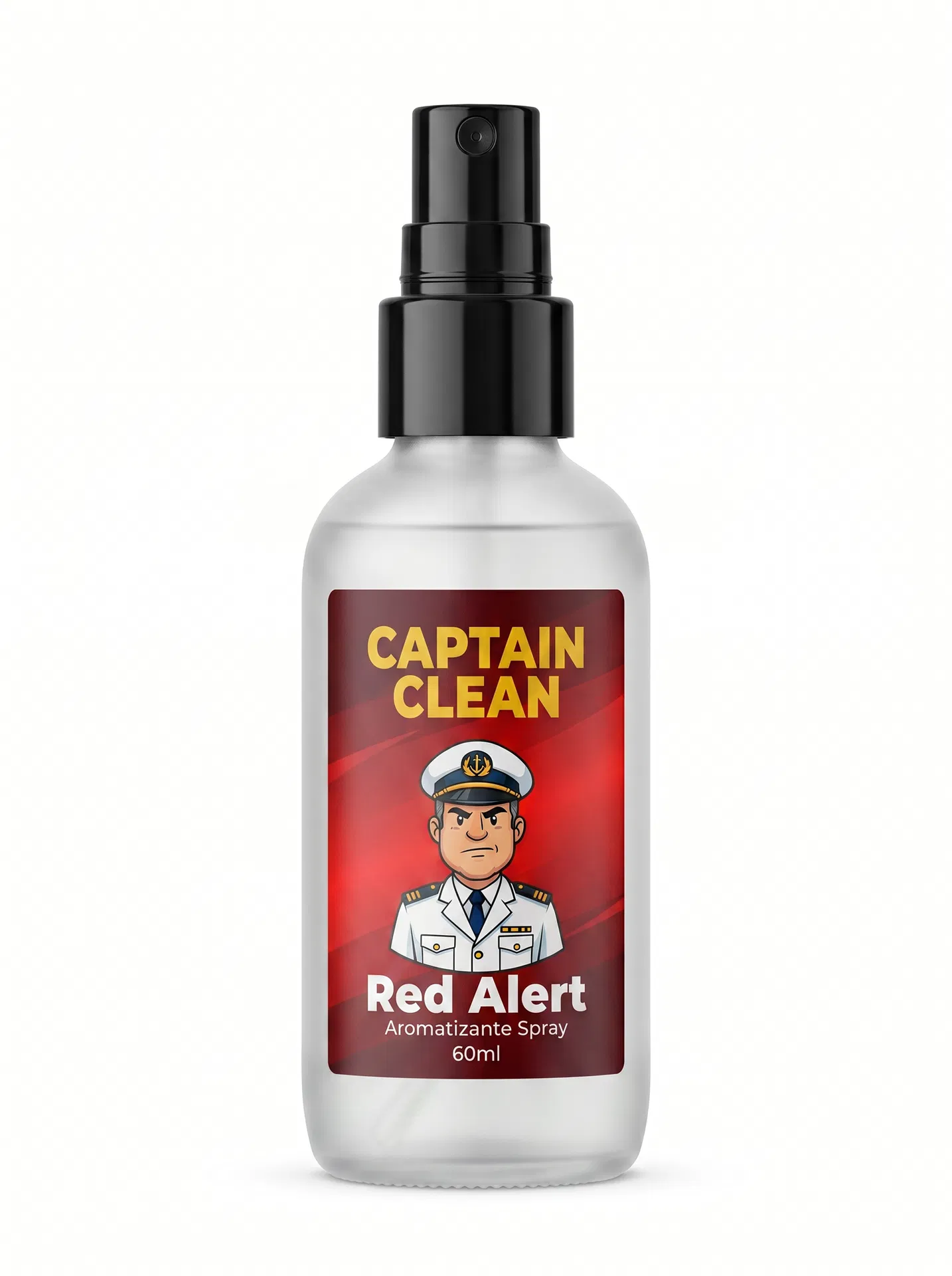 Spray Ambiente Red Alert — Spray Perfumador de Ambiente Captain Clean — Oriental — Madeira, Especiarias e Musk