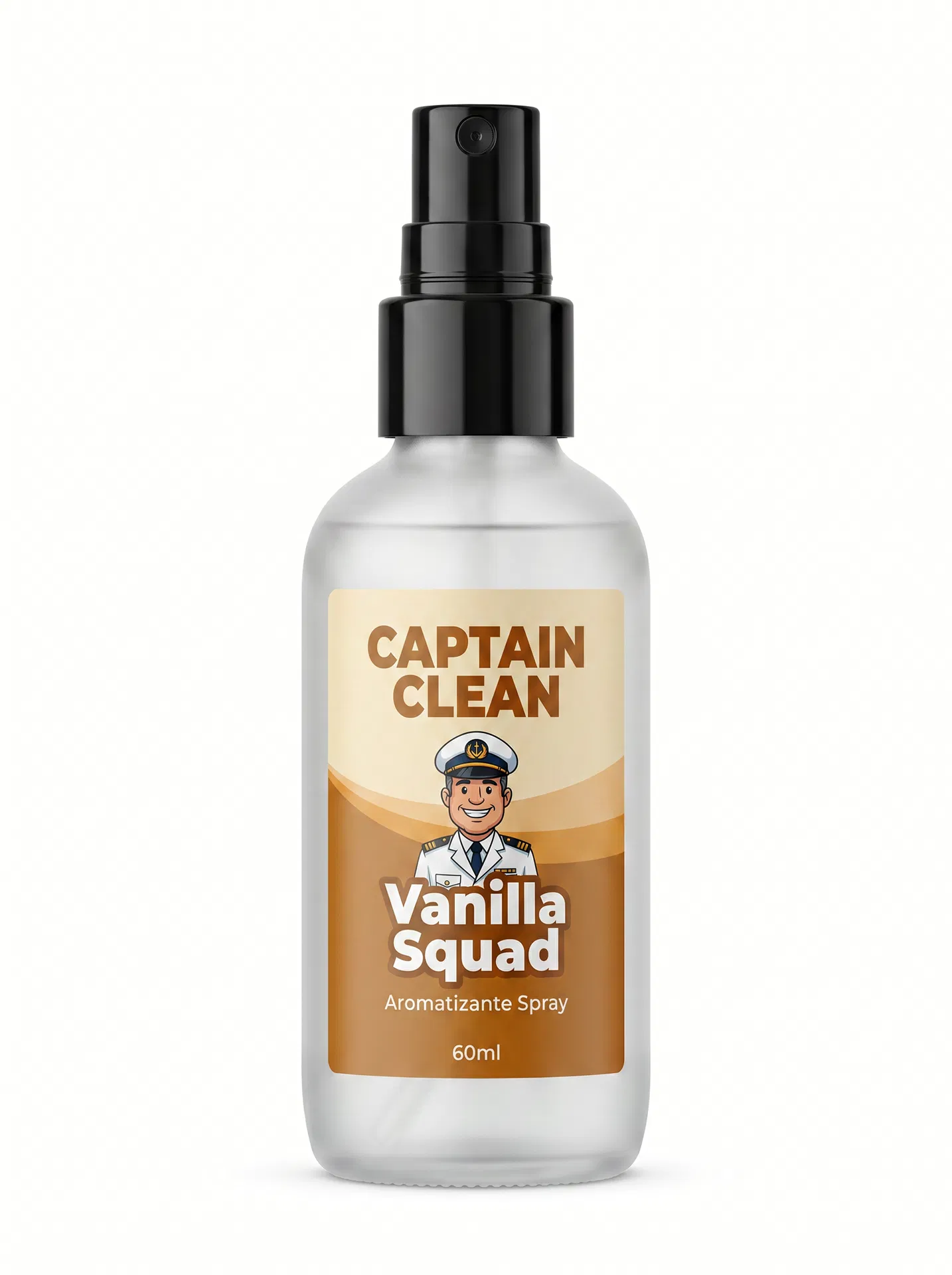 Spray Ambiente Vanilla Squad — Spray Perfumador de Ambiente Captain Clean — Gourmand — Baunilha Cremosa e Caramelo