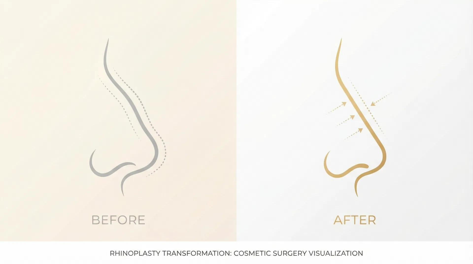 Before and After Rhinoplasty