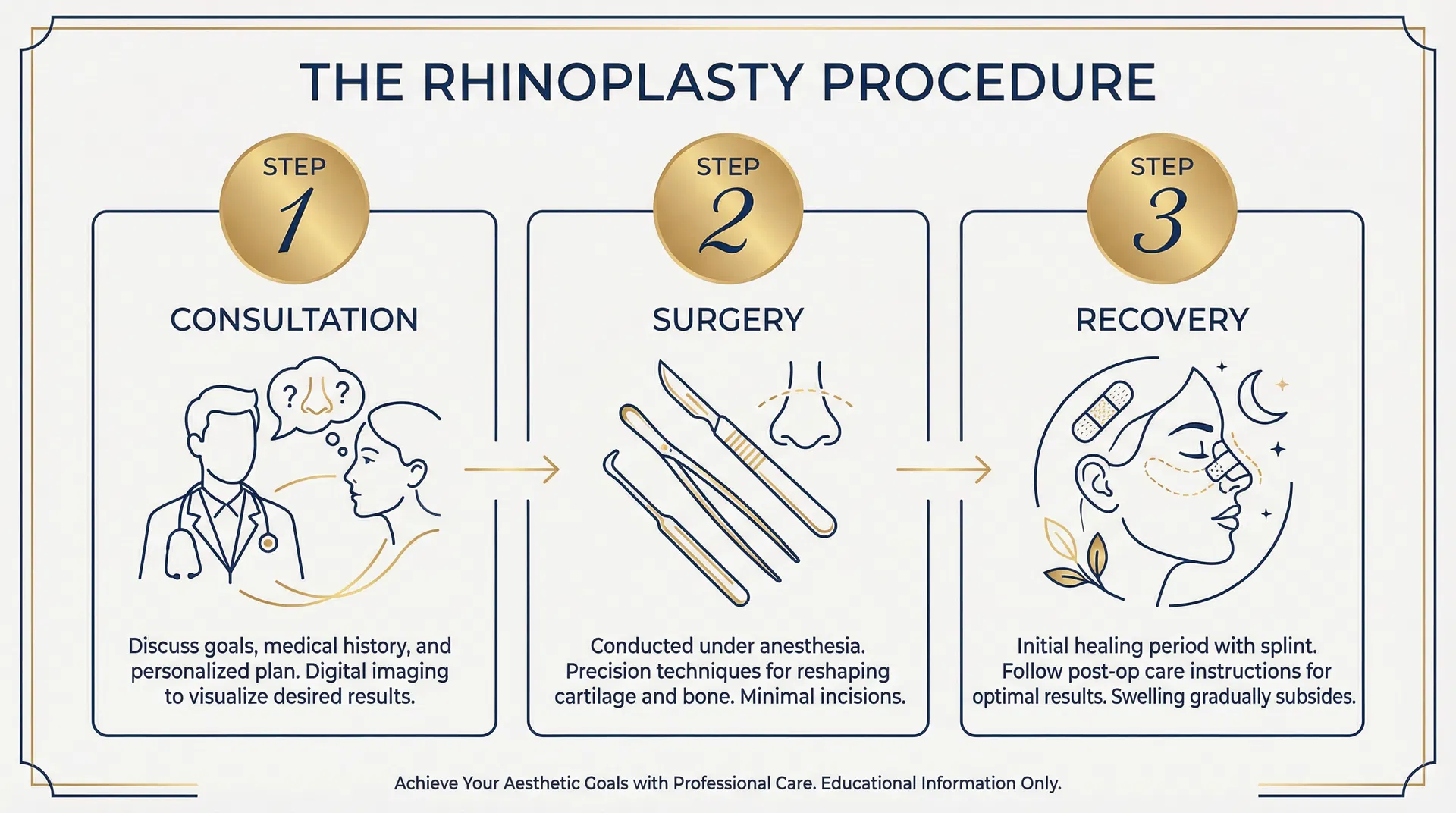Rhinoplasty Procedure Steps