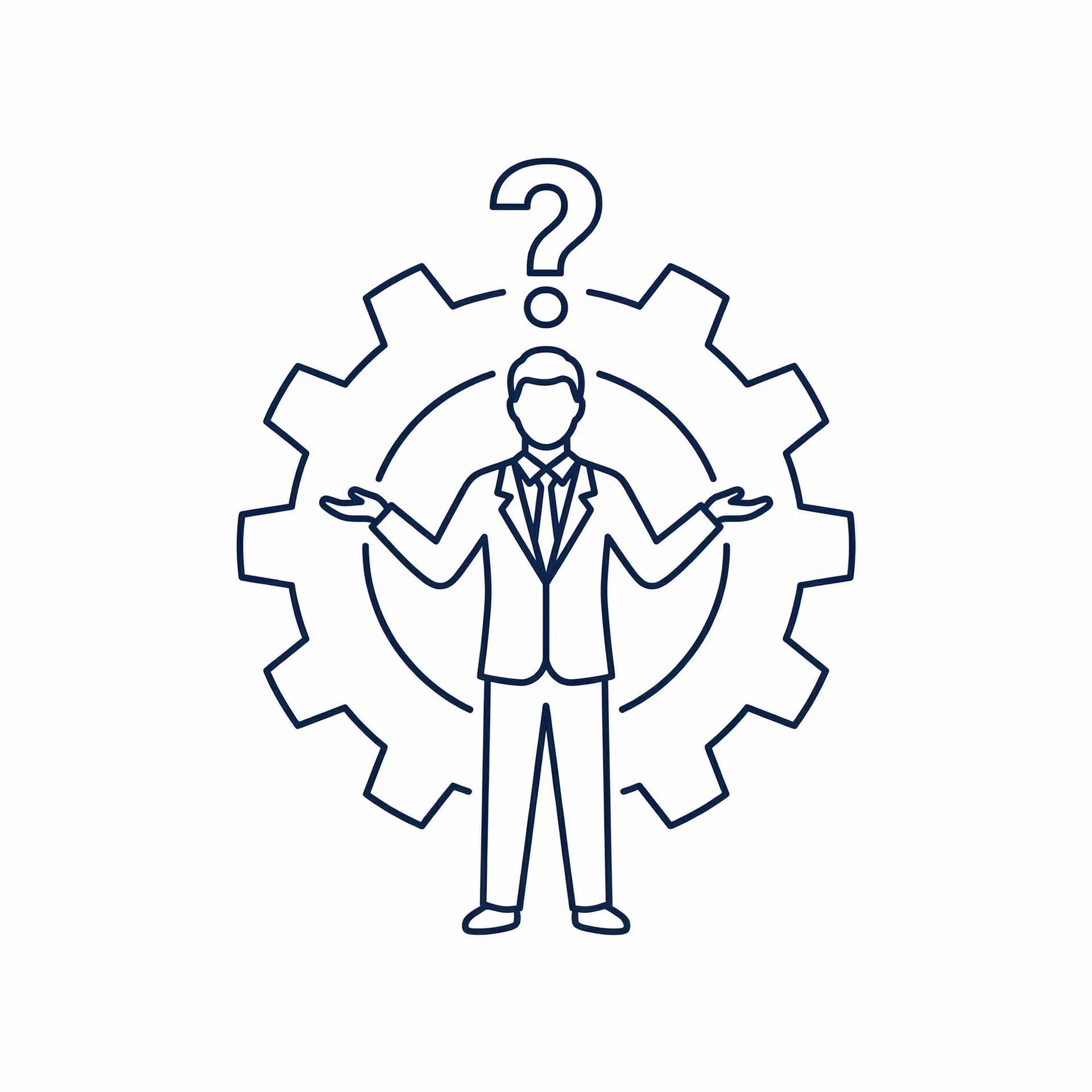 AIの業務活用方法が不明なアイコン