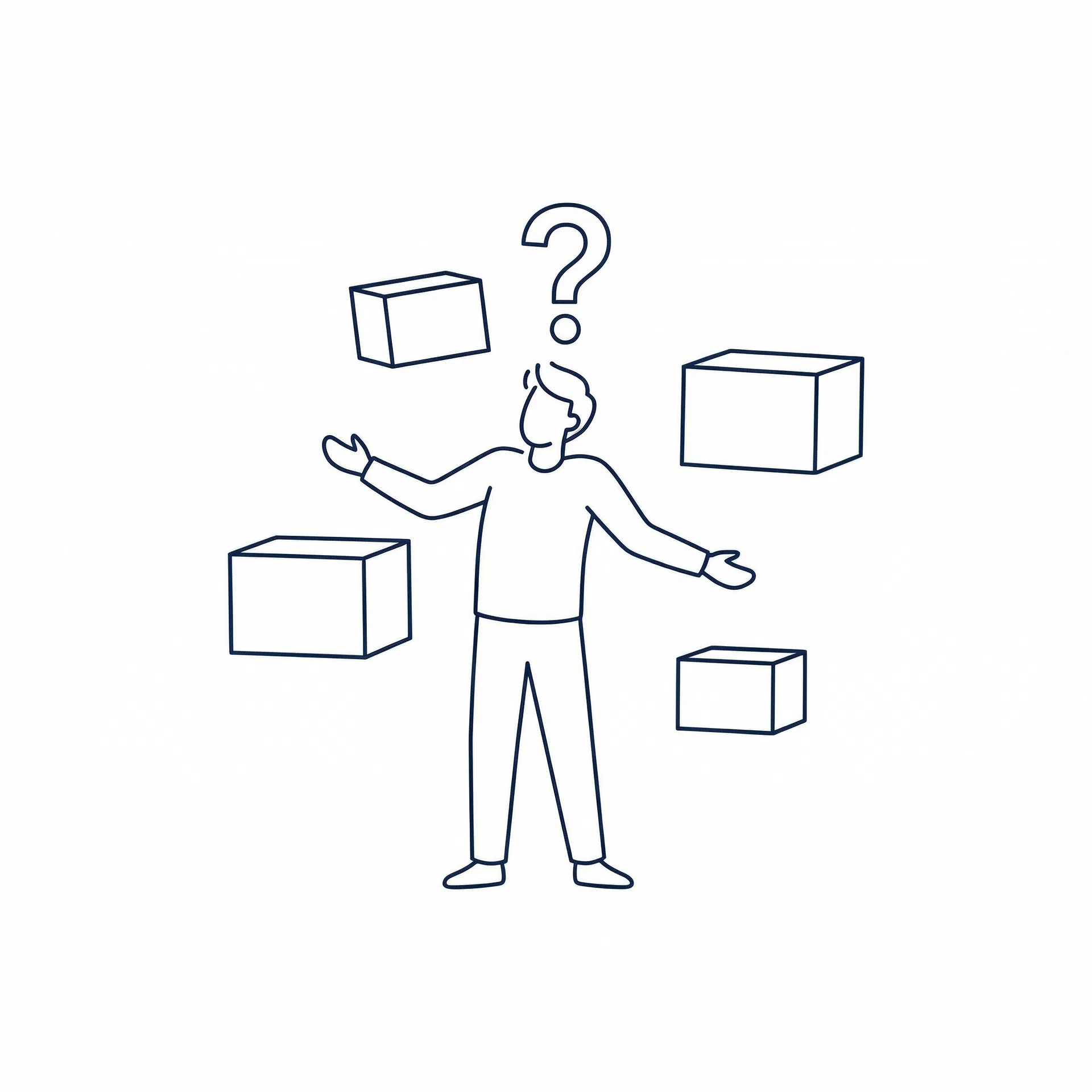 AIツール選定に迷うアイコン