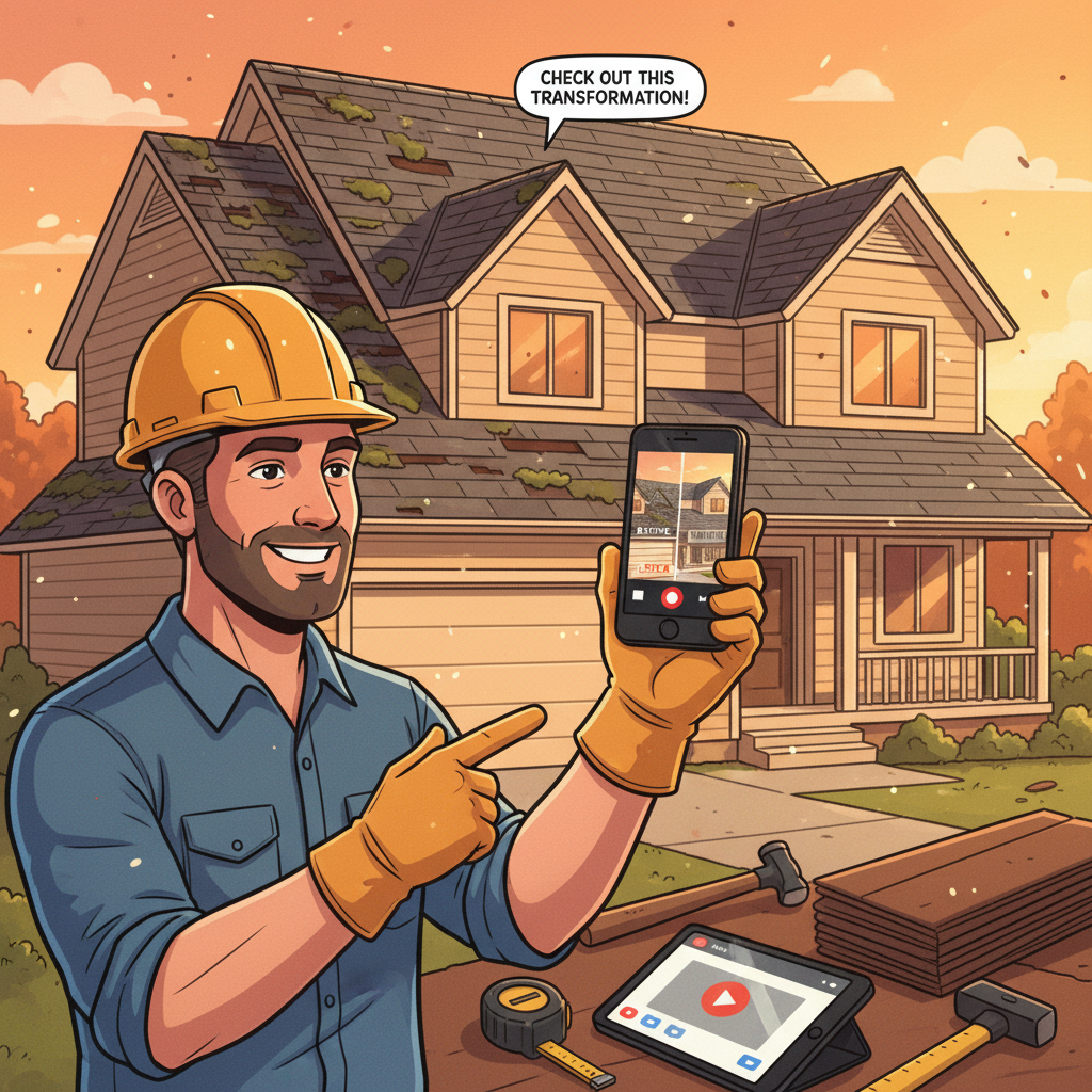 Cómo Usar Reels para Conseguir Clientes de Roofing