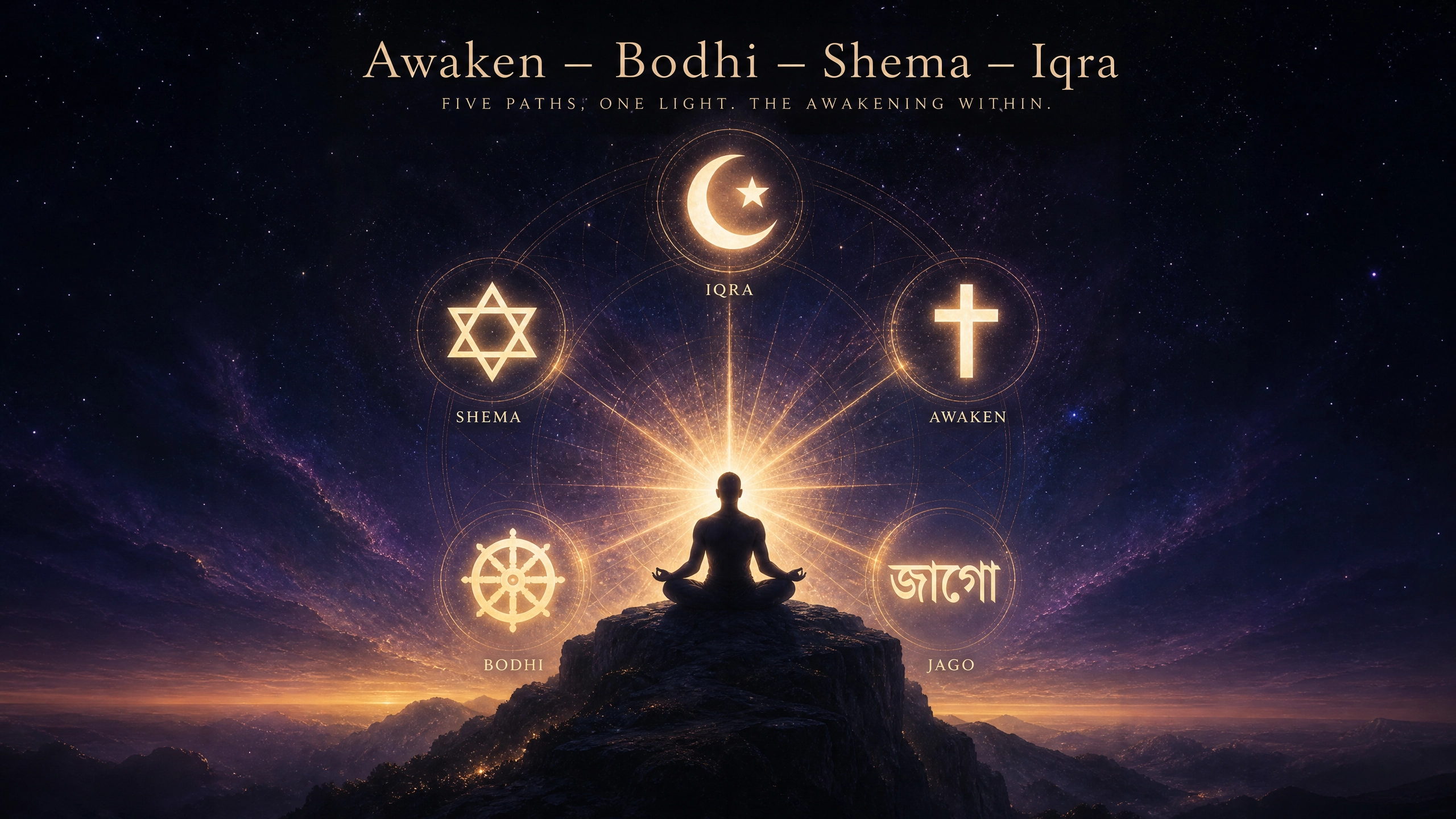 Awaken – জাগো – Bodhi – Shema – Iqra