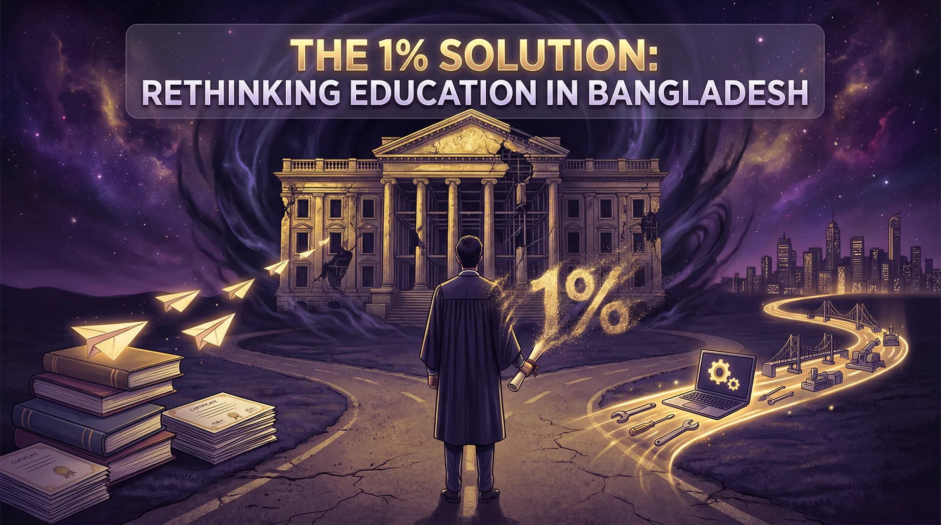 ১ শতাংশের বাস্তবতা: শিক্ষা কি শুধুই একটি ব্যবসা?