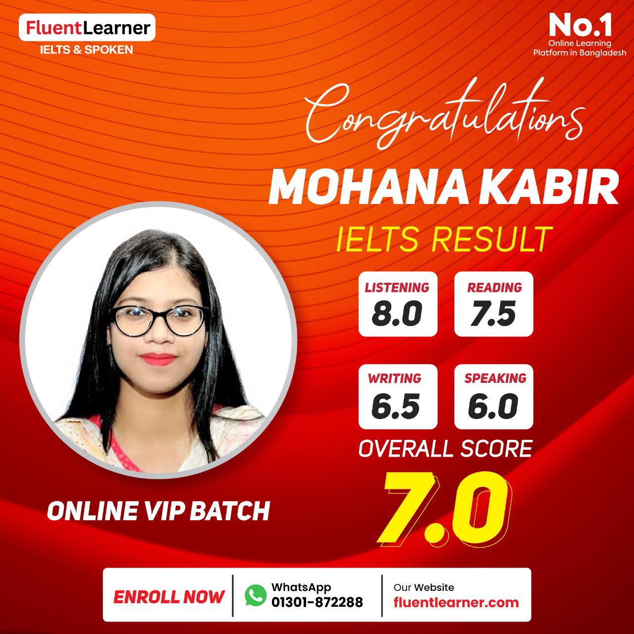 Mohona Kabir এর সাফল্যের গল্প