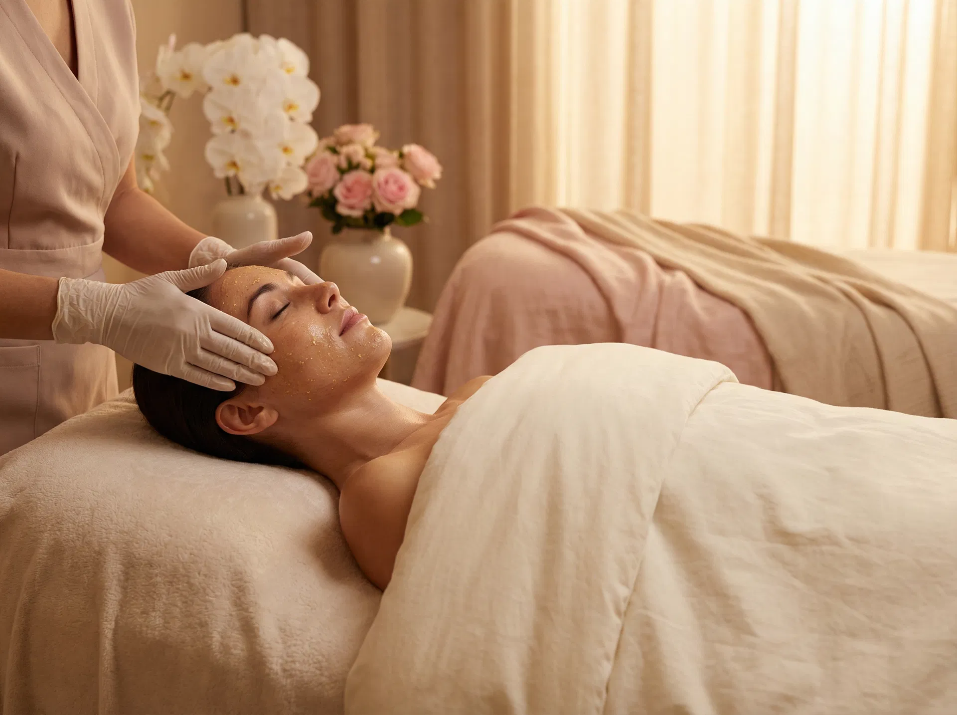 Luxury facial treatment