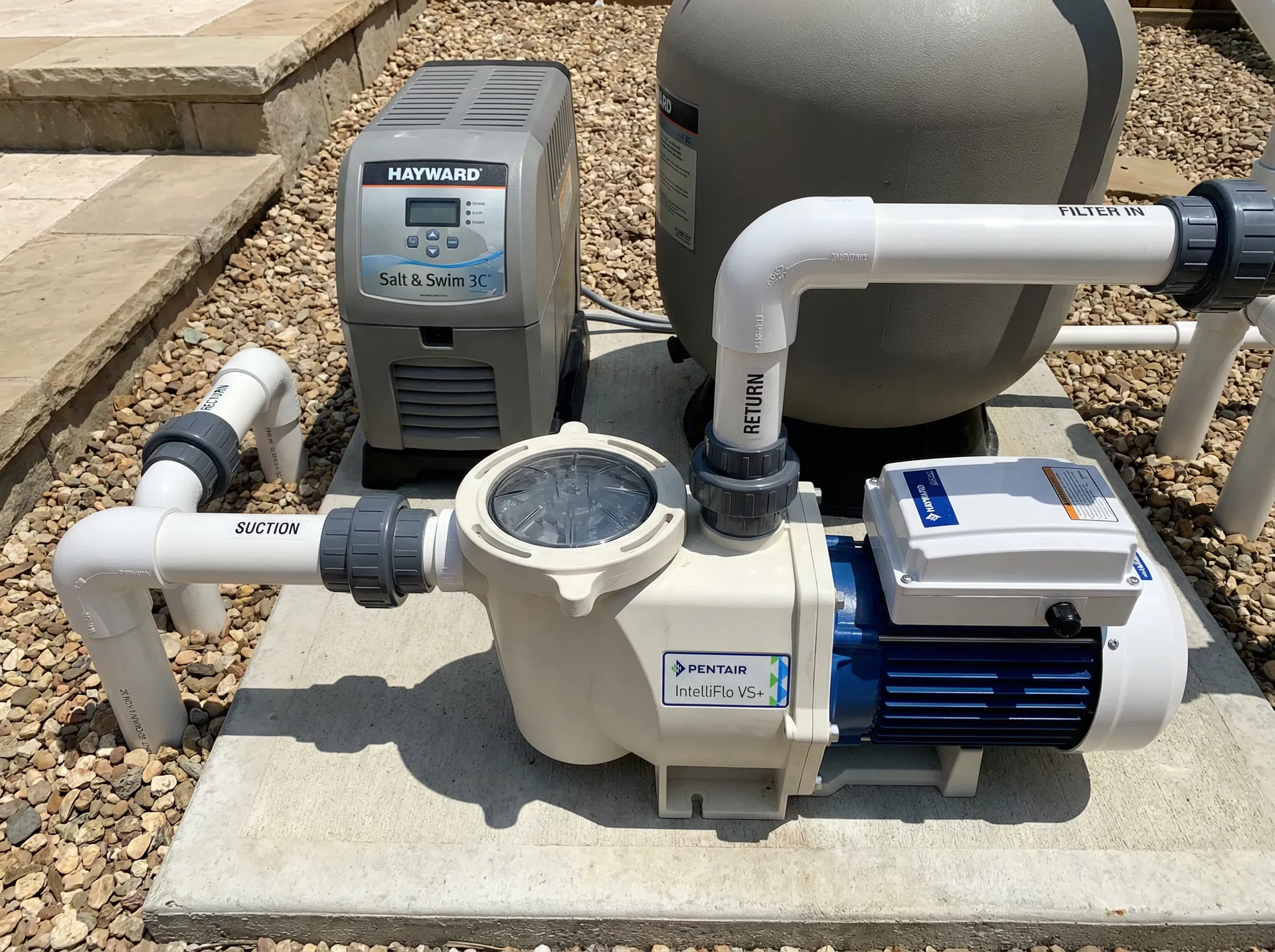 Professional pool pump and equipment installation