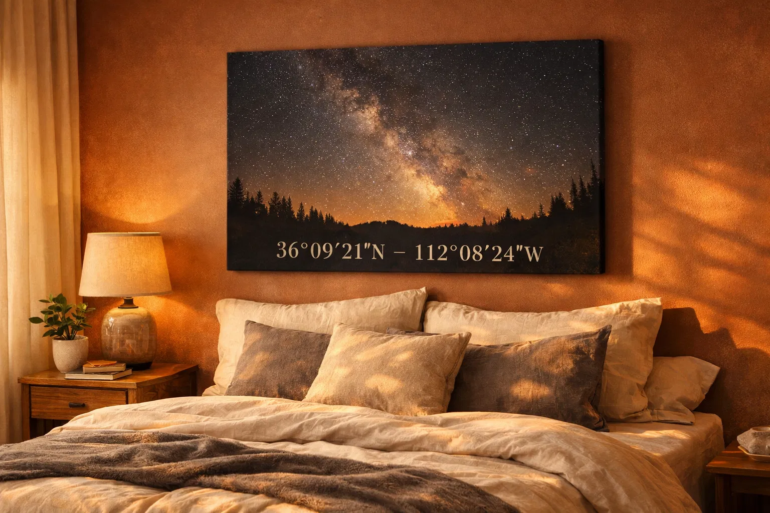 Personalized Star Map Canvas