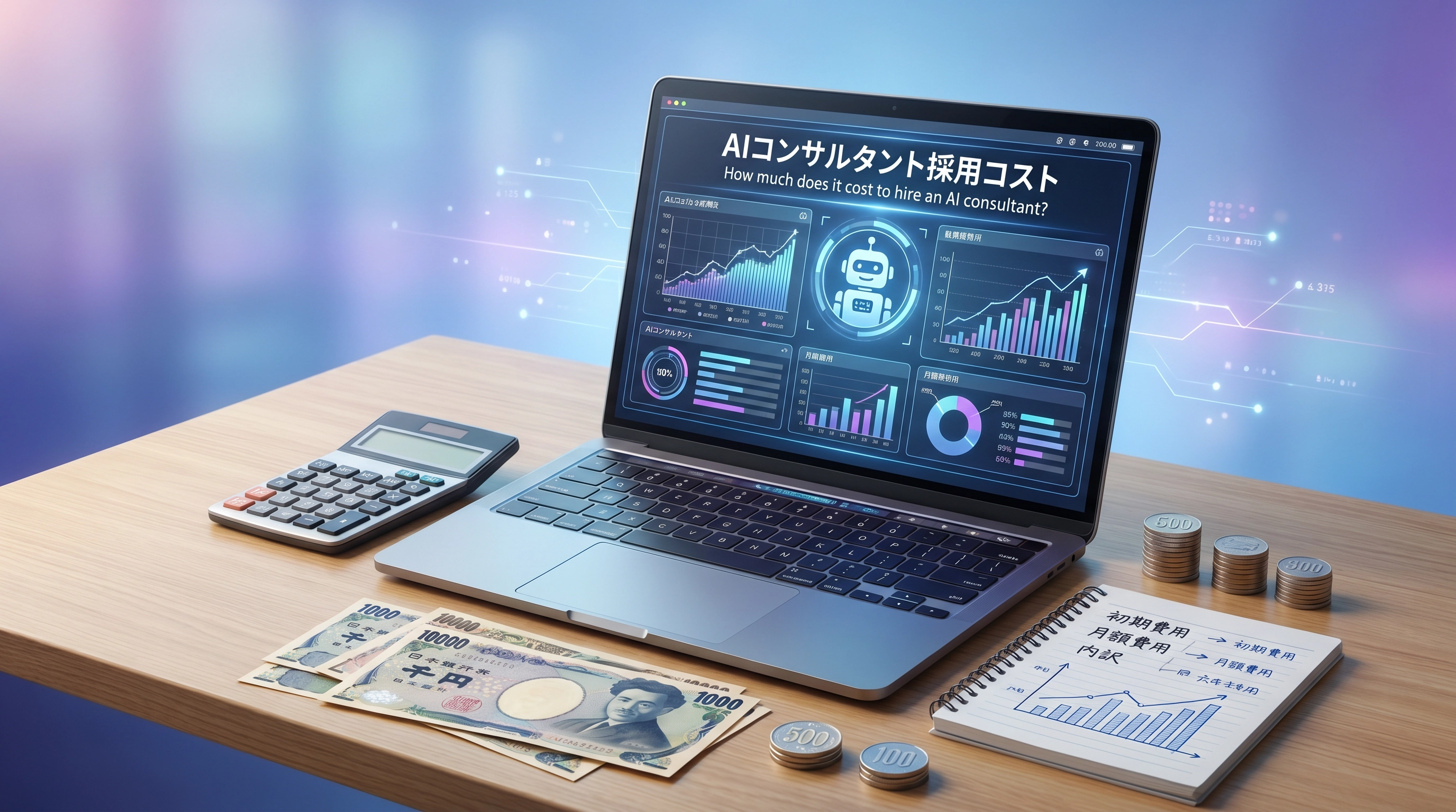 AIコンサルタントに依頼するといくらかかる？