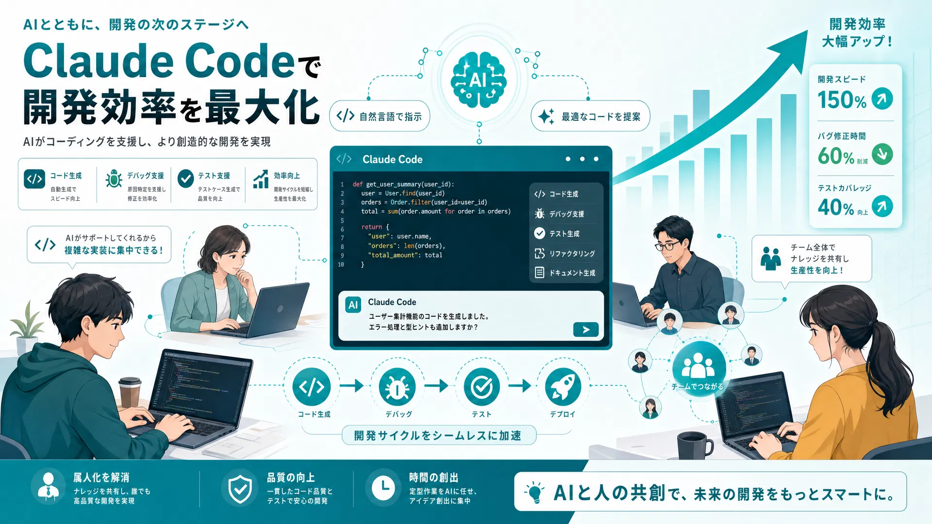 Claude Codeの活用事例——開発効率を上げる実践的な方法