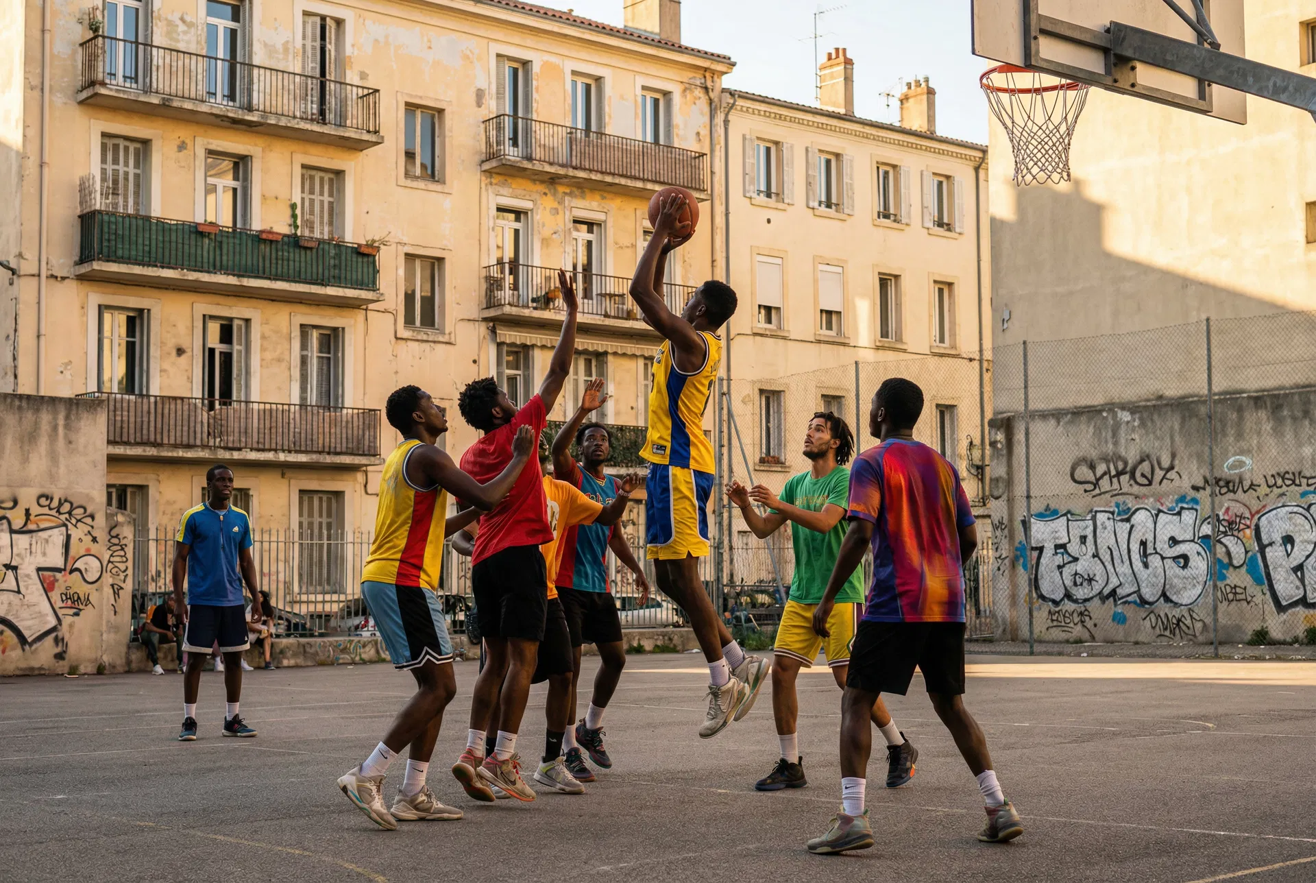 Tournoi de basketball urbain