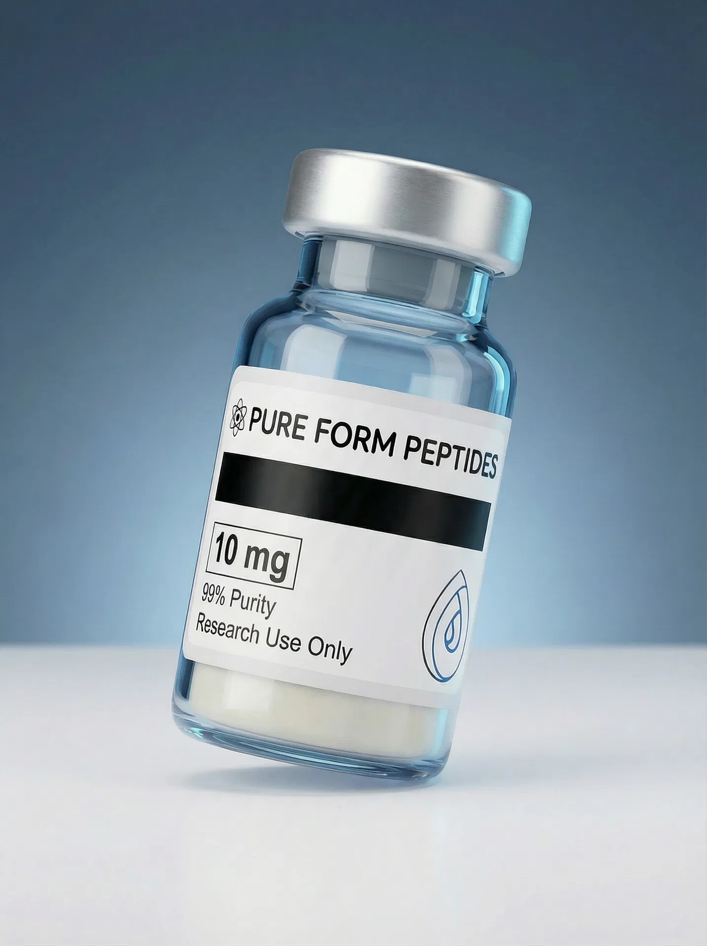 Research peptide vial
