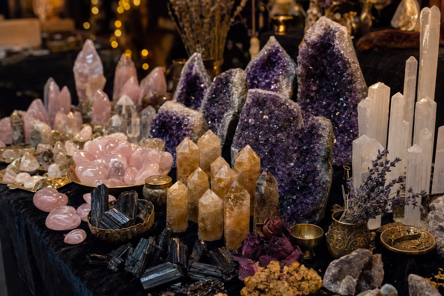 Crystal stall display