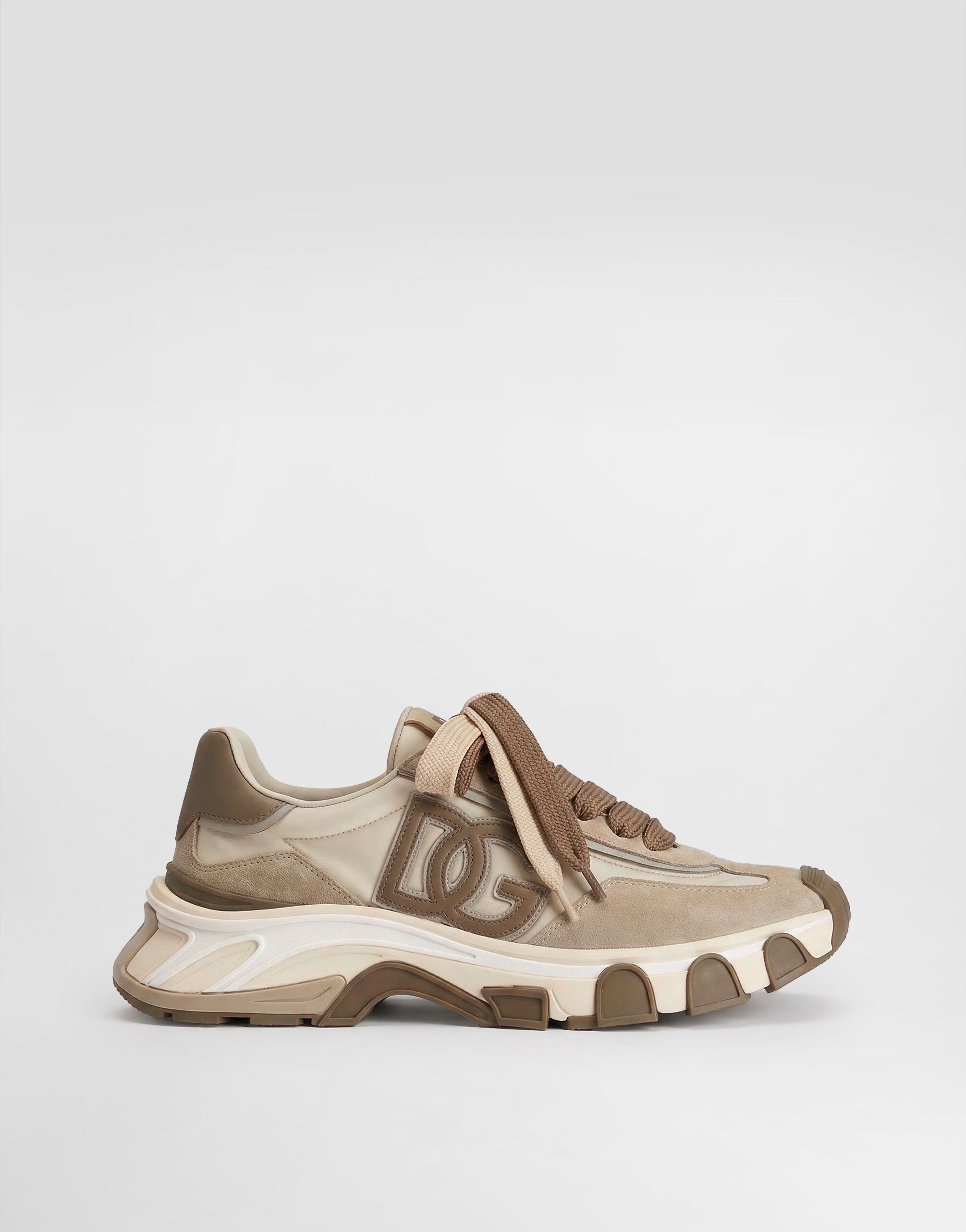 DG COUNTRY ROAD NYLON AND LEATHER SNEAKERS 58W