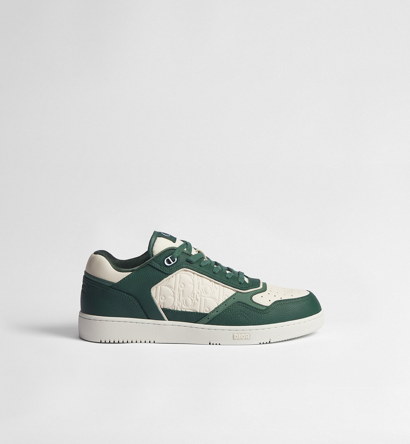 Sneaker B27 Uptown de cano baixo — Verde Escuro e Off-White