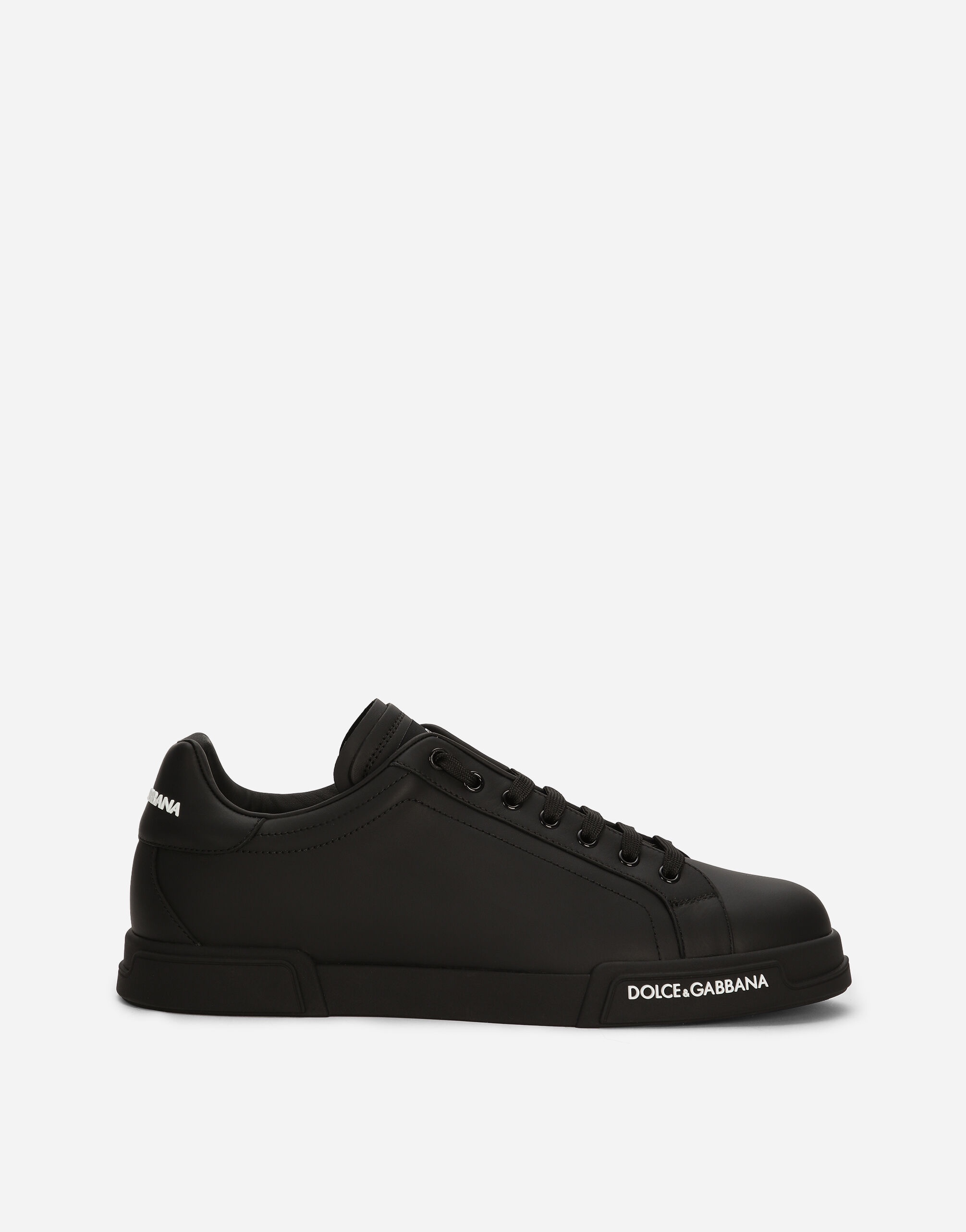 CALFSKIN NAPPA PORTOFINO SNEAKERS Black