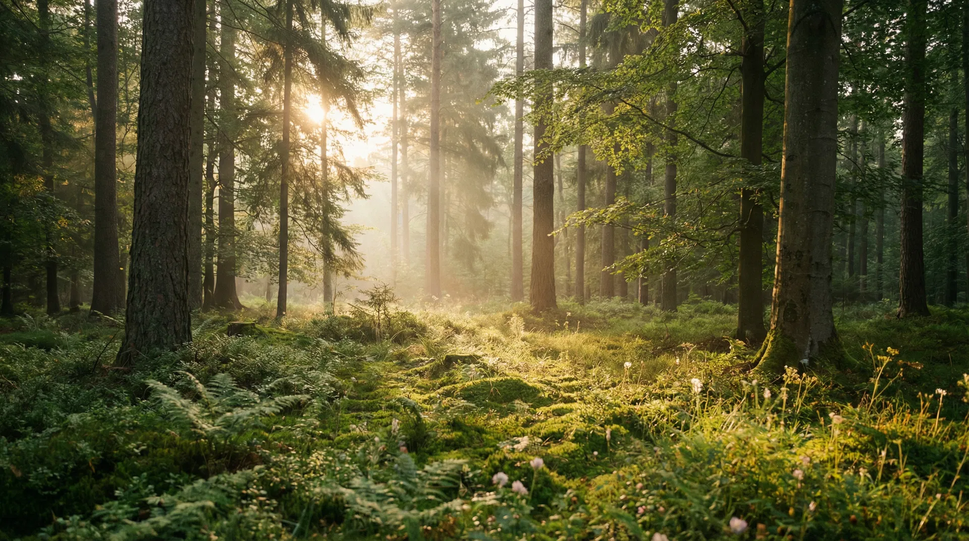 施通根天然森林背景