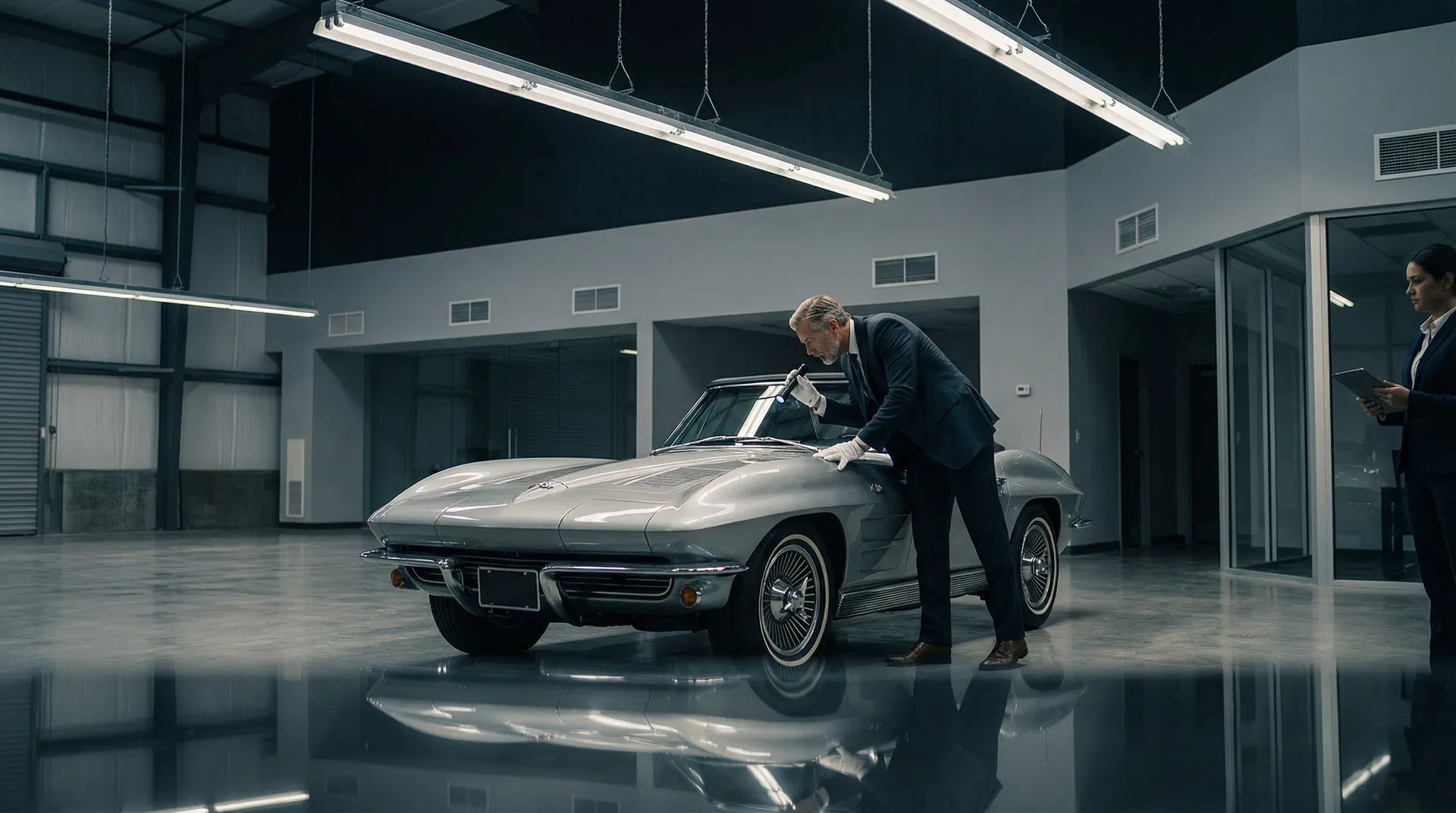 Veículo de luxo sendo preparado para transporte marítimo internacional pela Enviando Meu Carro