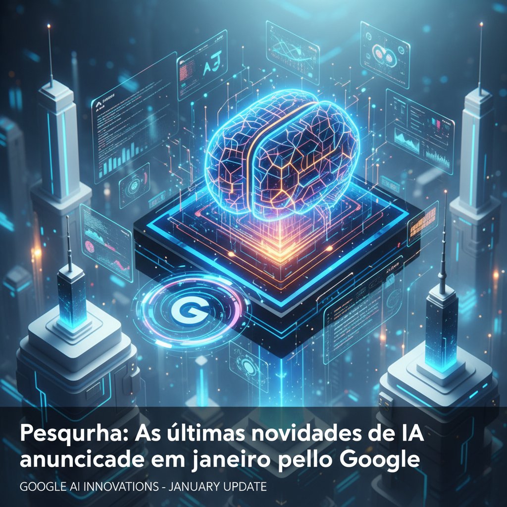 As últimas novidades de IA anunciadas em janeiro pelo Google