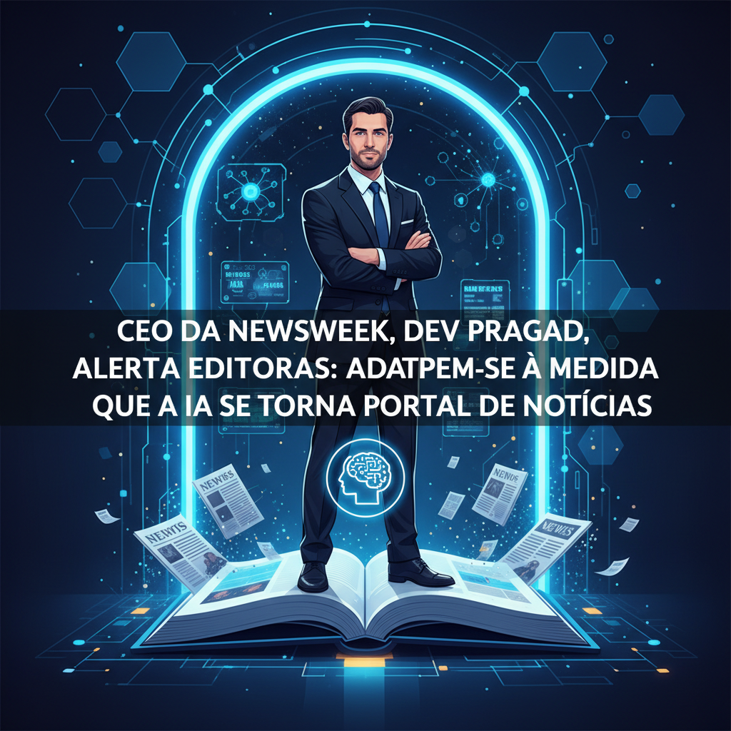 CEO da Newsweek, Dev Pragad, alerta editoras: adaptem-se à medida que a IA se torna portal de notícias