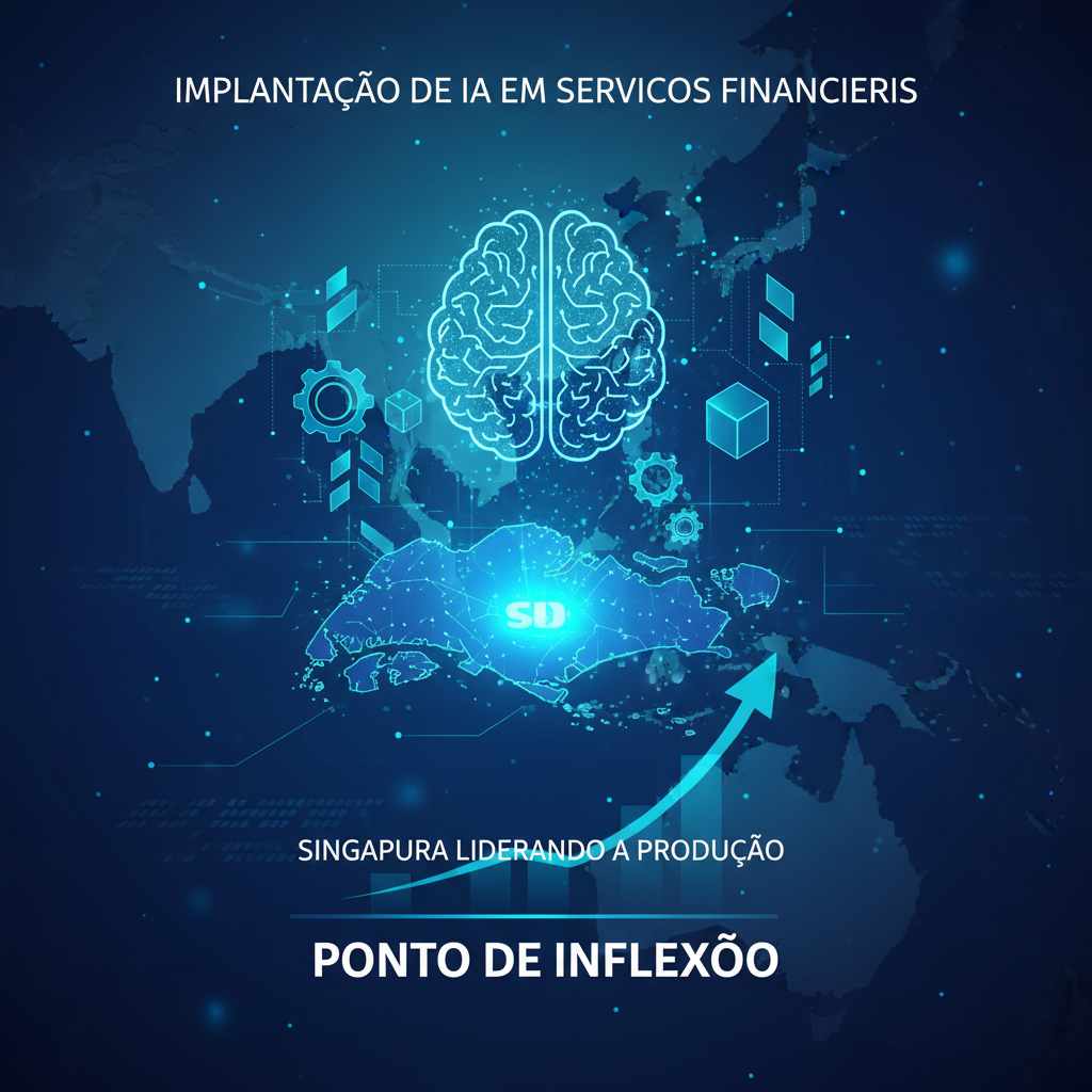 Implantação de IA em serviços financeiros atinge ponto de inflexão com Cingapura liderando a produção