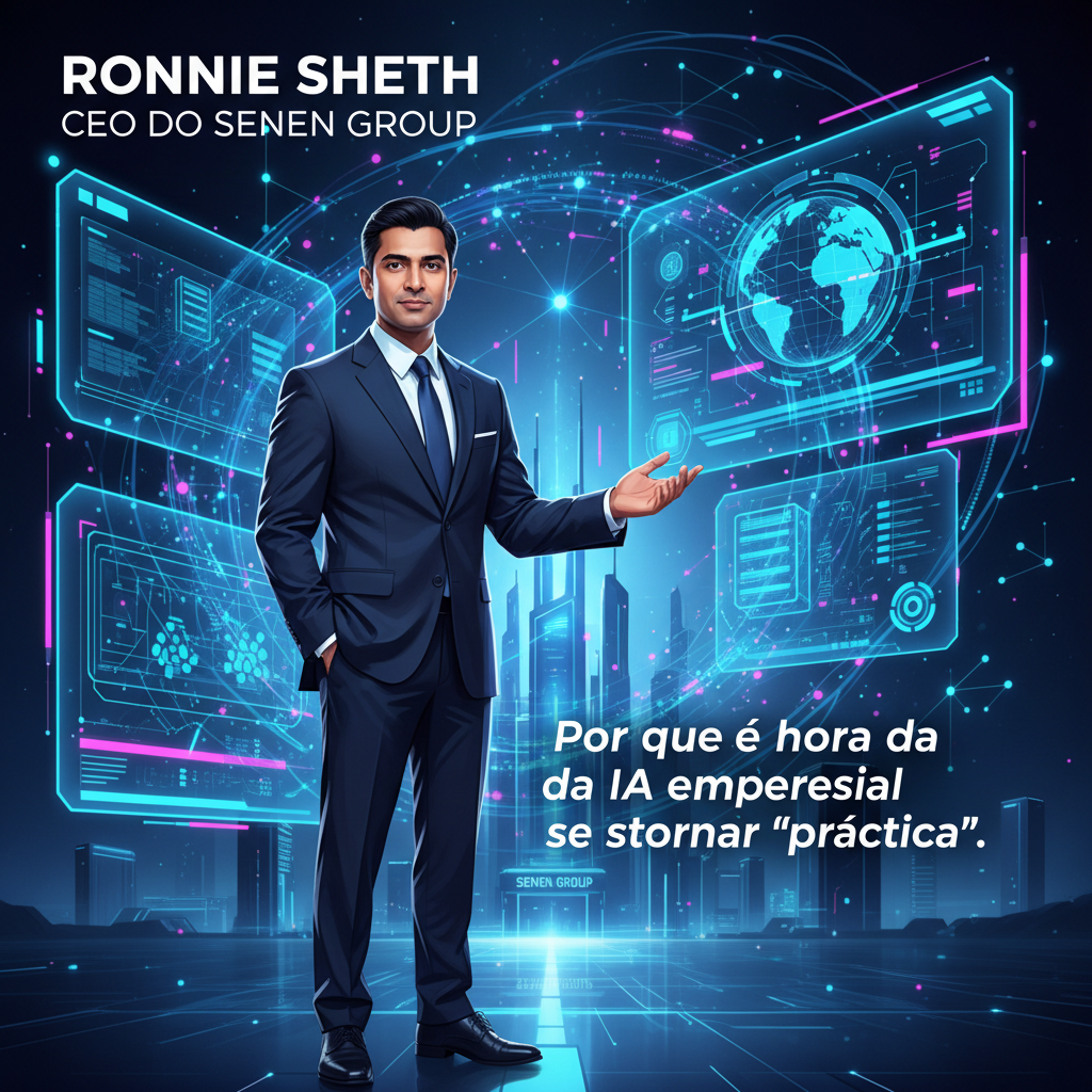 Ronnie Sheth, CEO do SENEN Group: Por que é hora da IA empresarial se tornar 'prática'