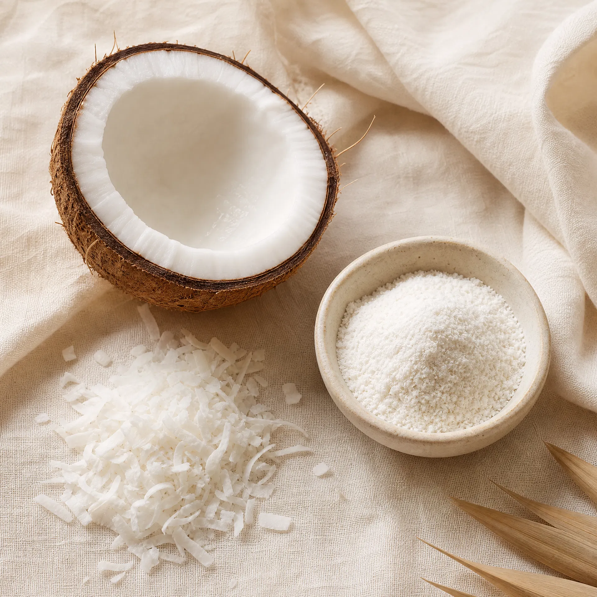 Unsweetened coconut