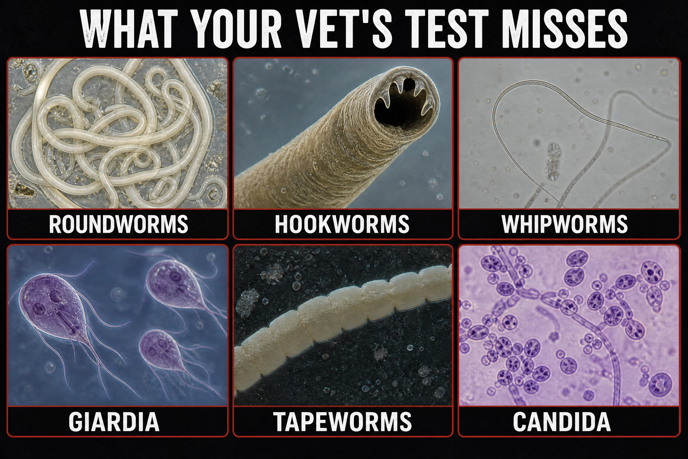 What your vet's test misses — 6 types of dog parasites
