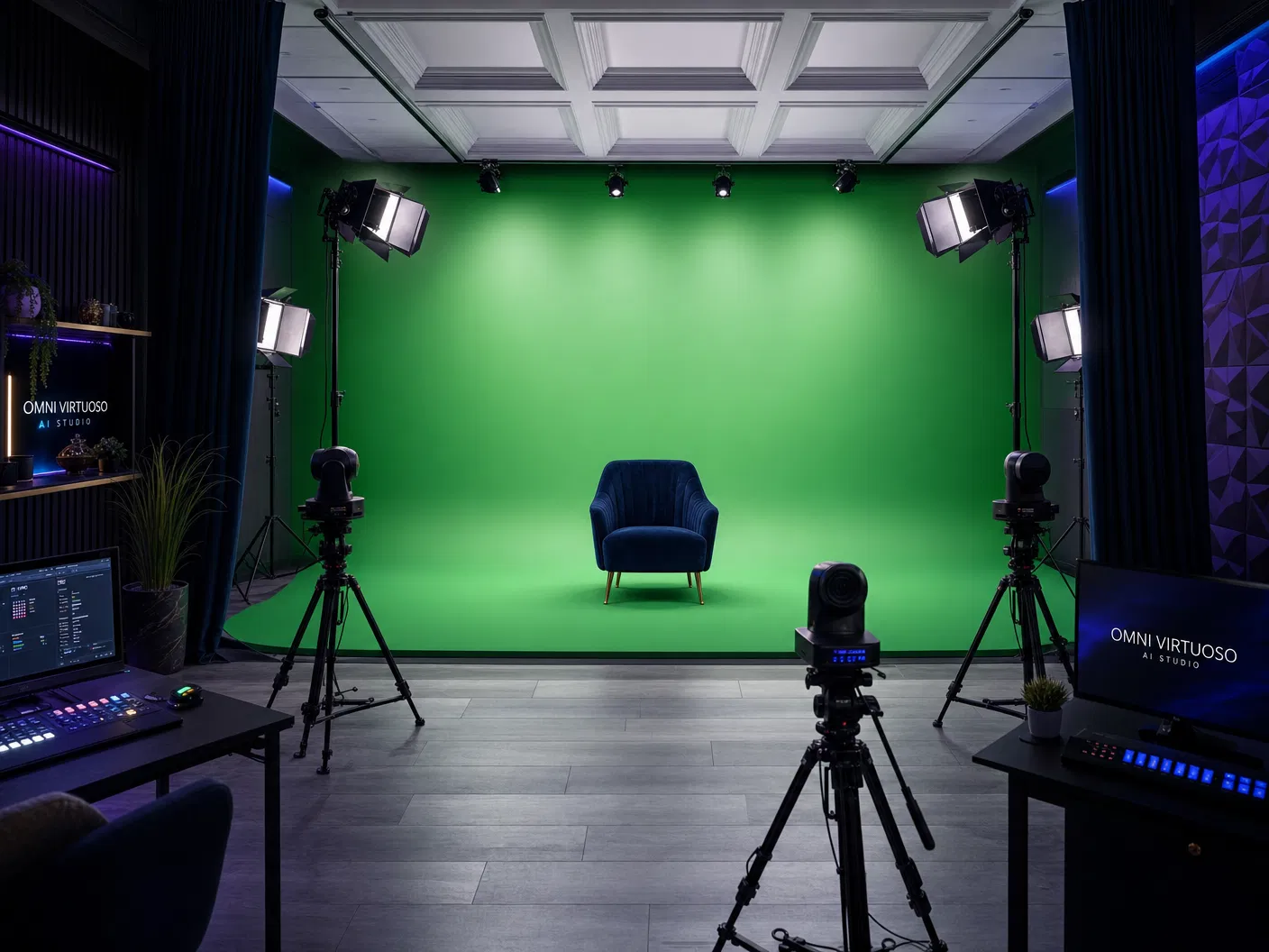 AI Cloning / Green Screen Set