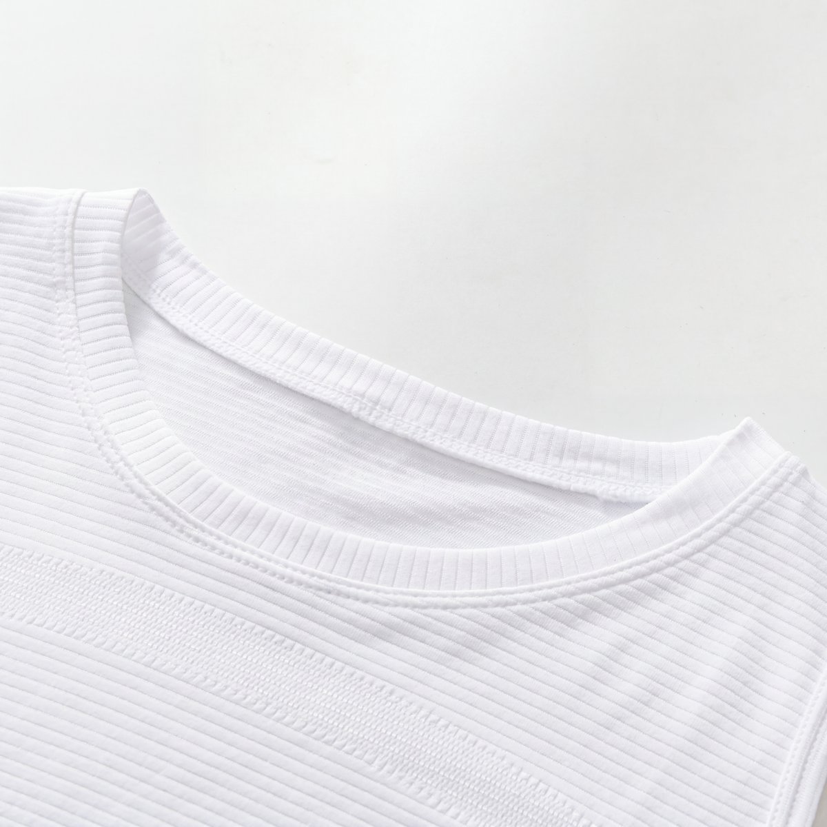 Functional Jacquard Crew Neck