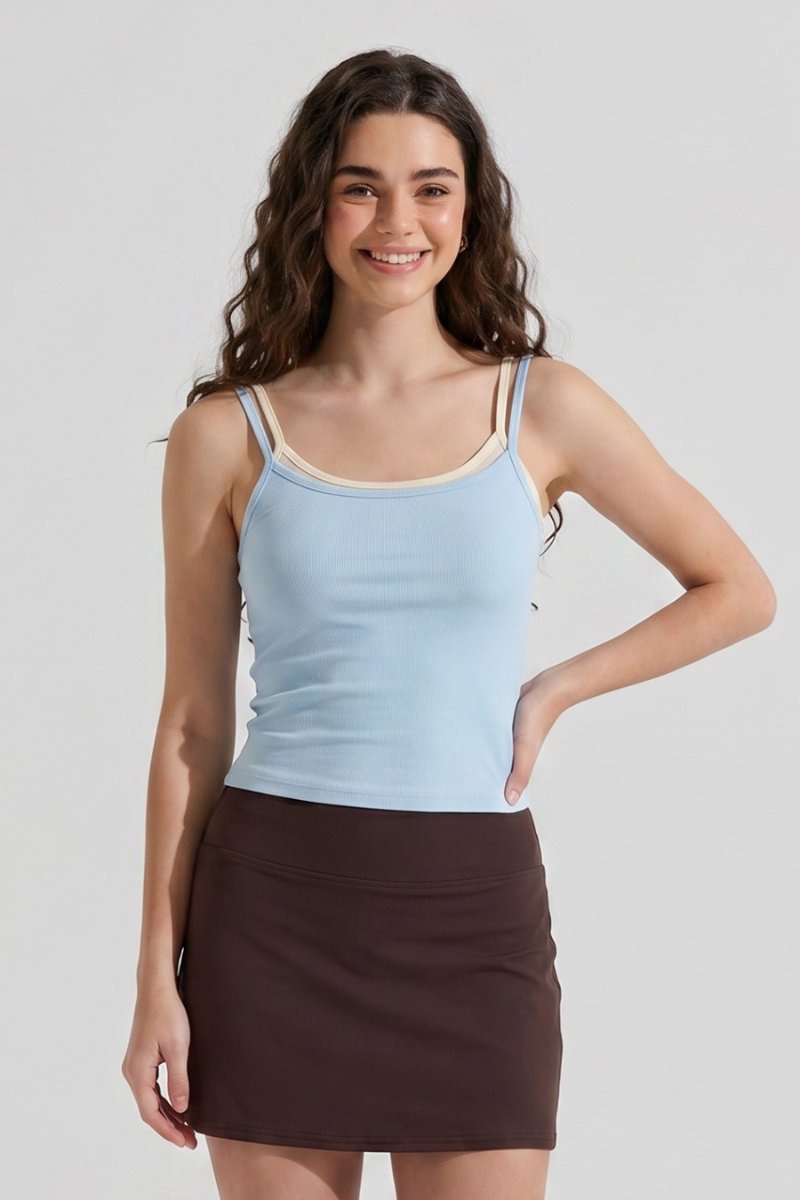Blue/ Ivory