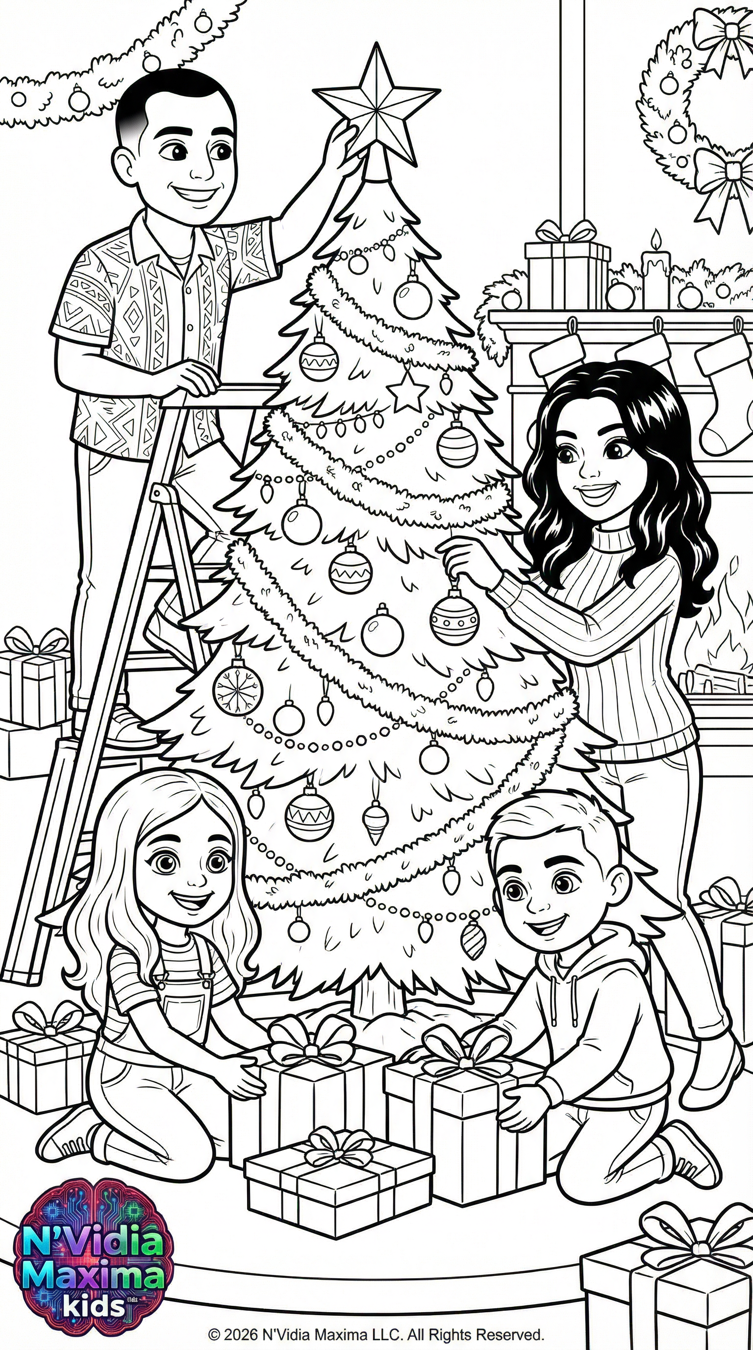 Decorating the Christmas Tree