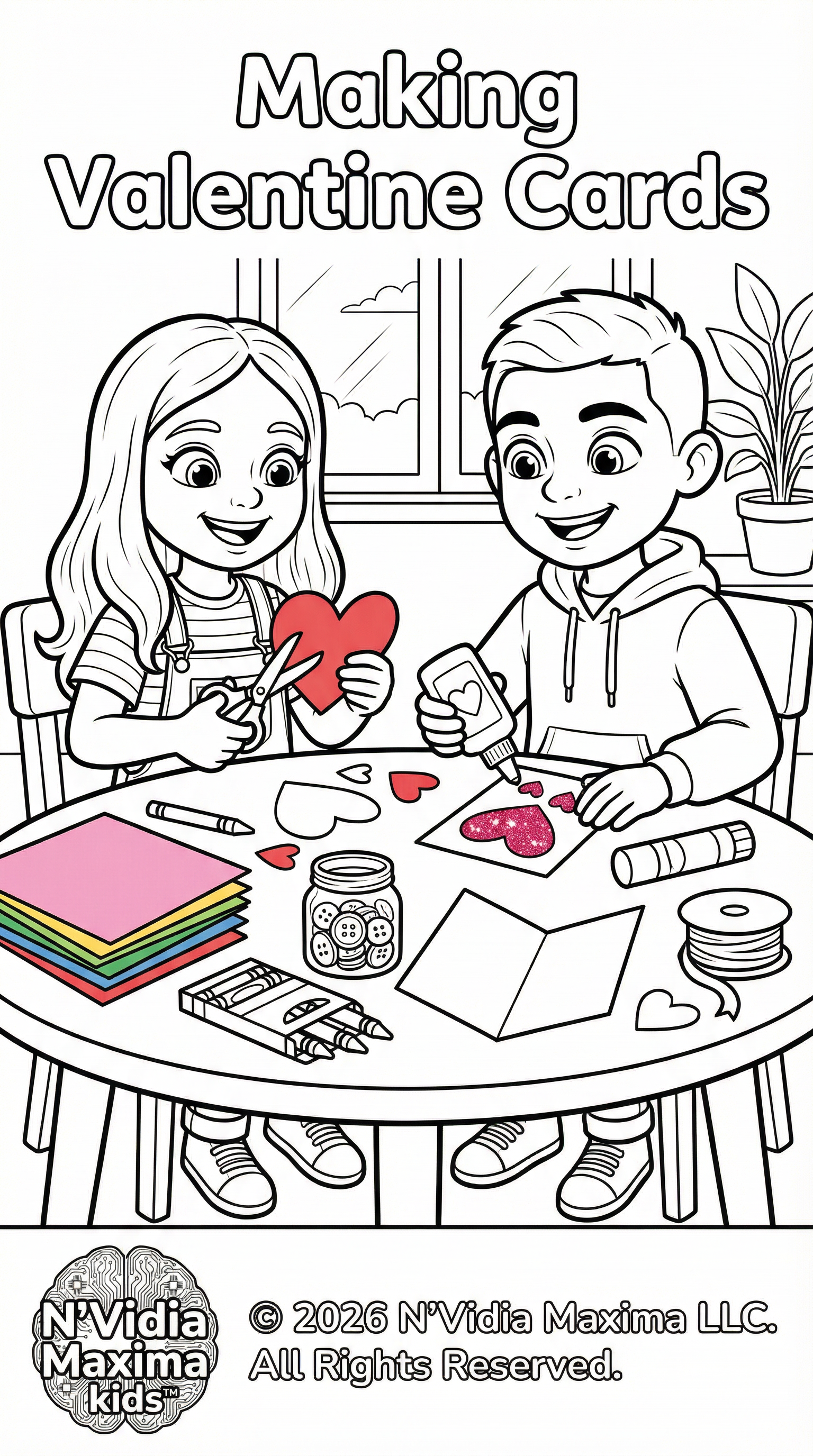 Making Valentine Cards