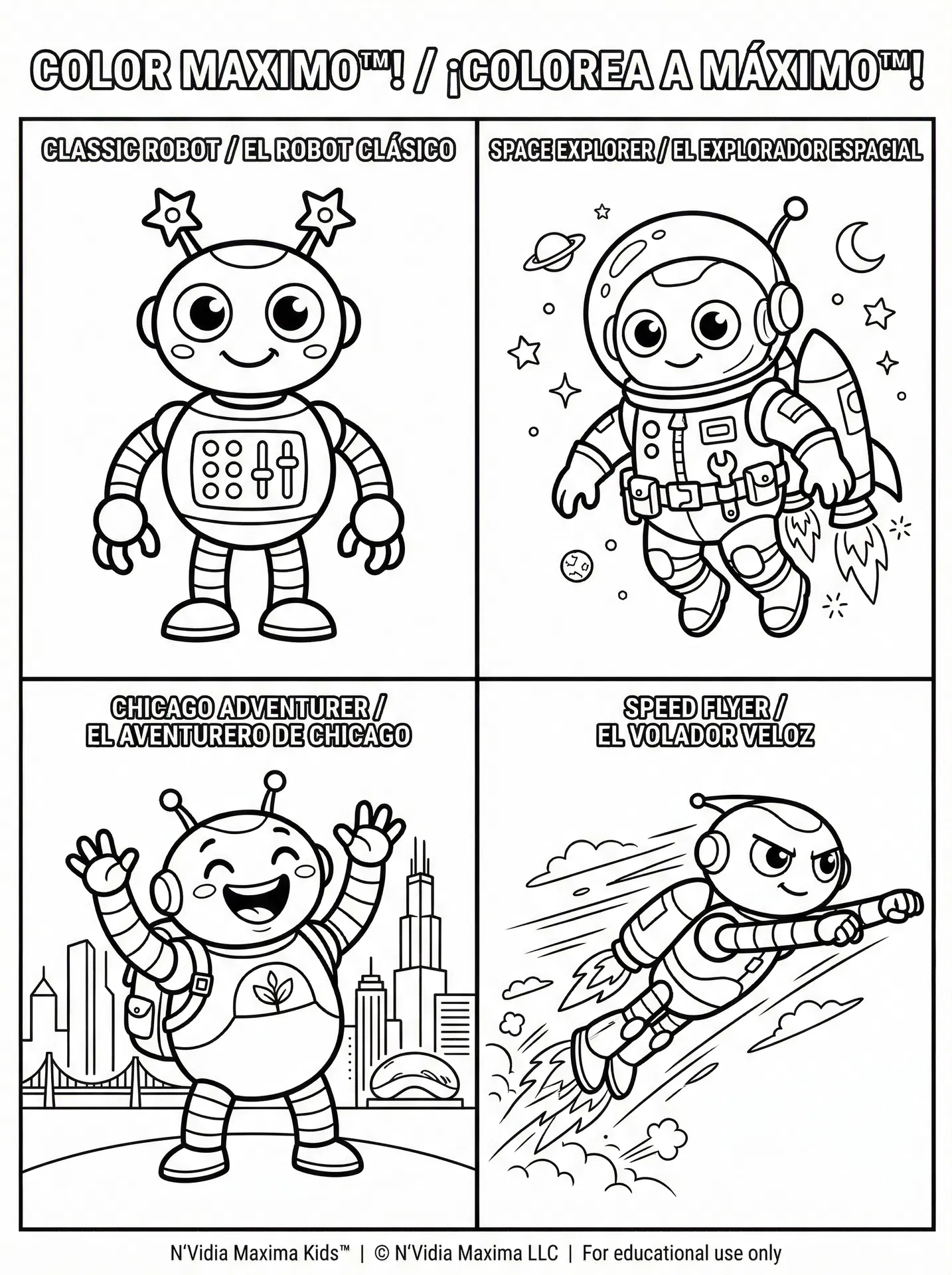 Color Maximo™! All 4 Forms