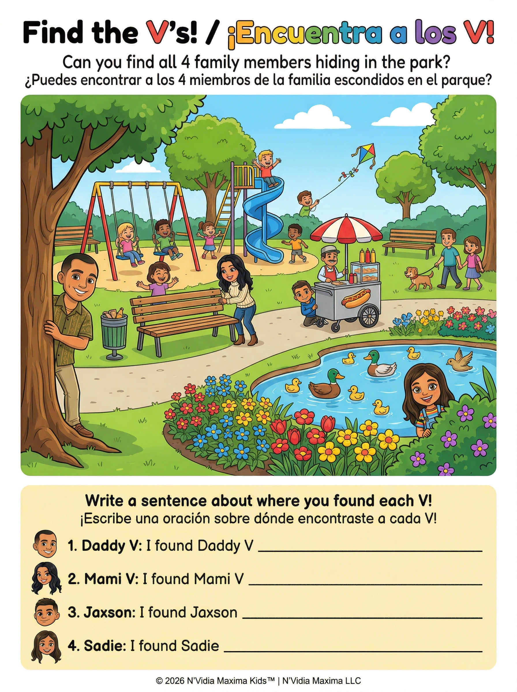 Find the V's at the Park!