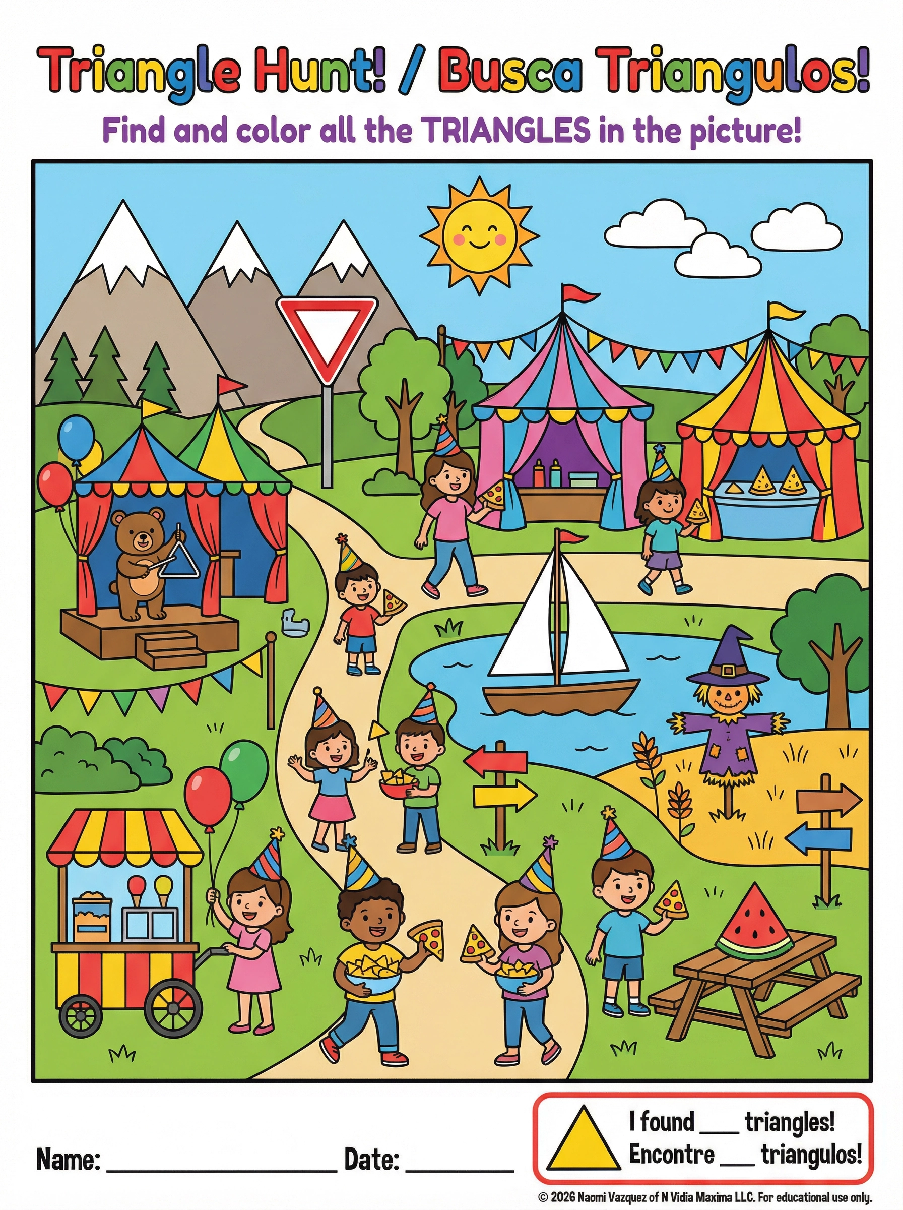 Triangle Hunt! / Busca Triángulos!