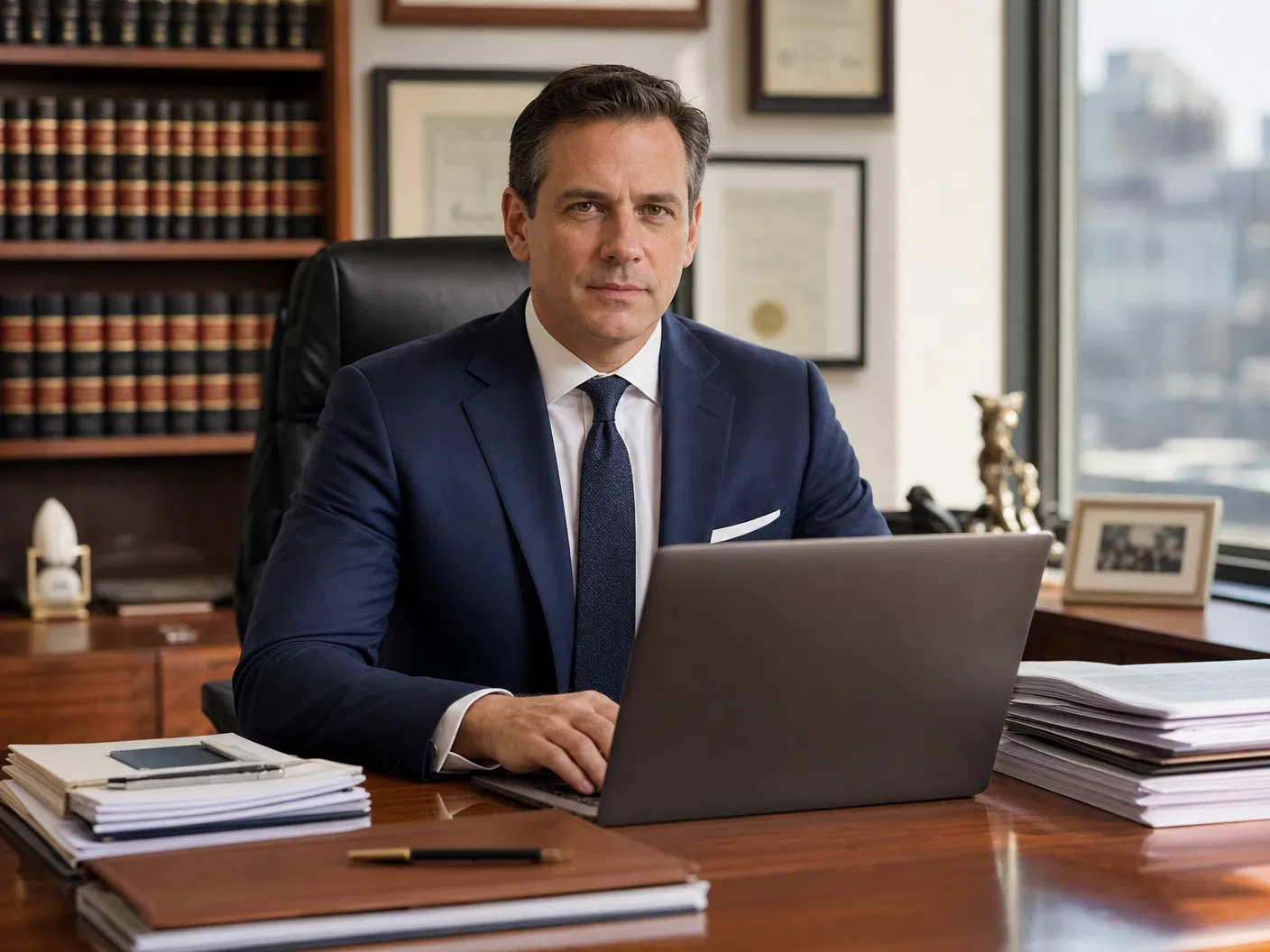 Blake Goldberg, 46-year-old legal coordination professional in a Toronto office