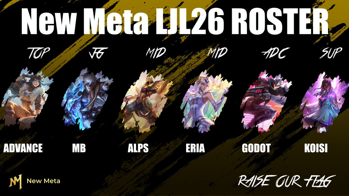 New Meta LJL26 ROSTER 発表