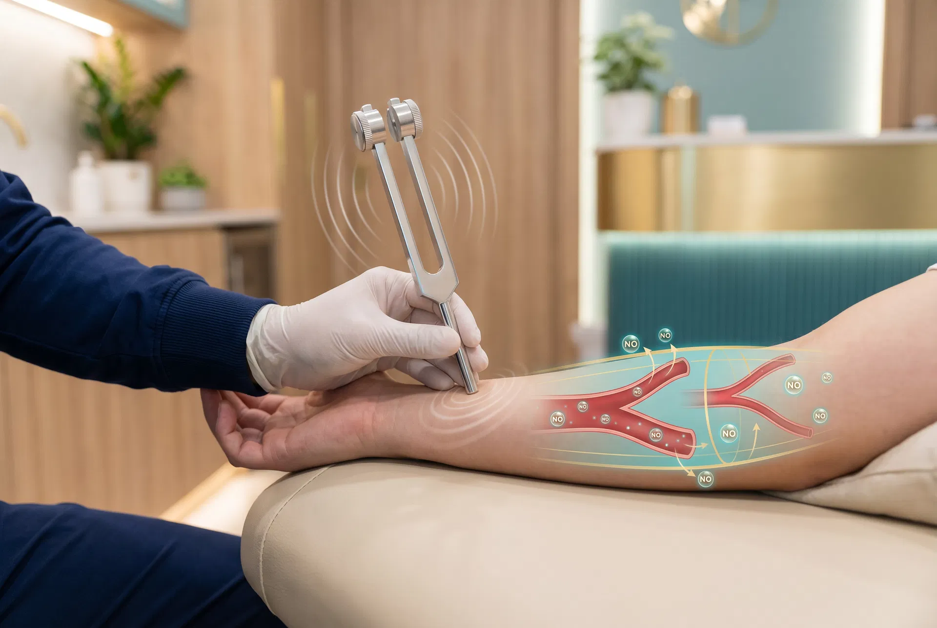 Stimmgabel-Anwendung